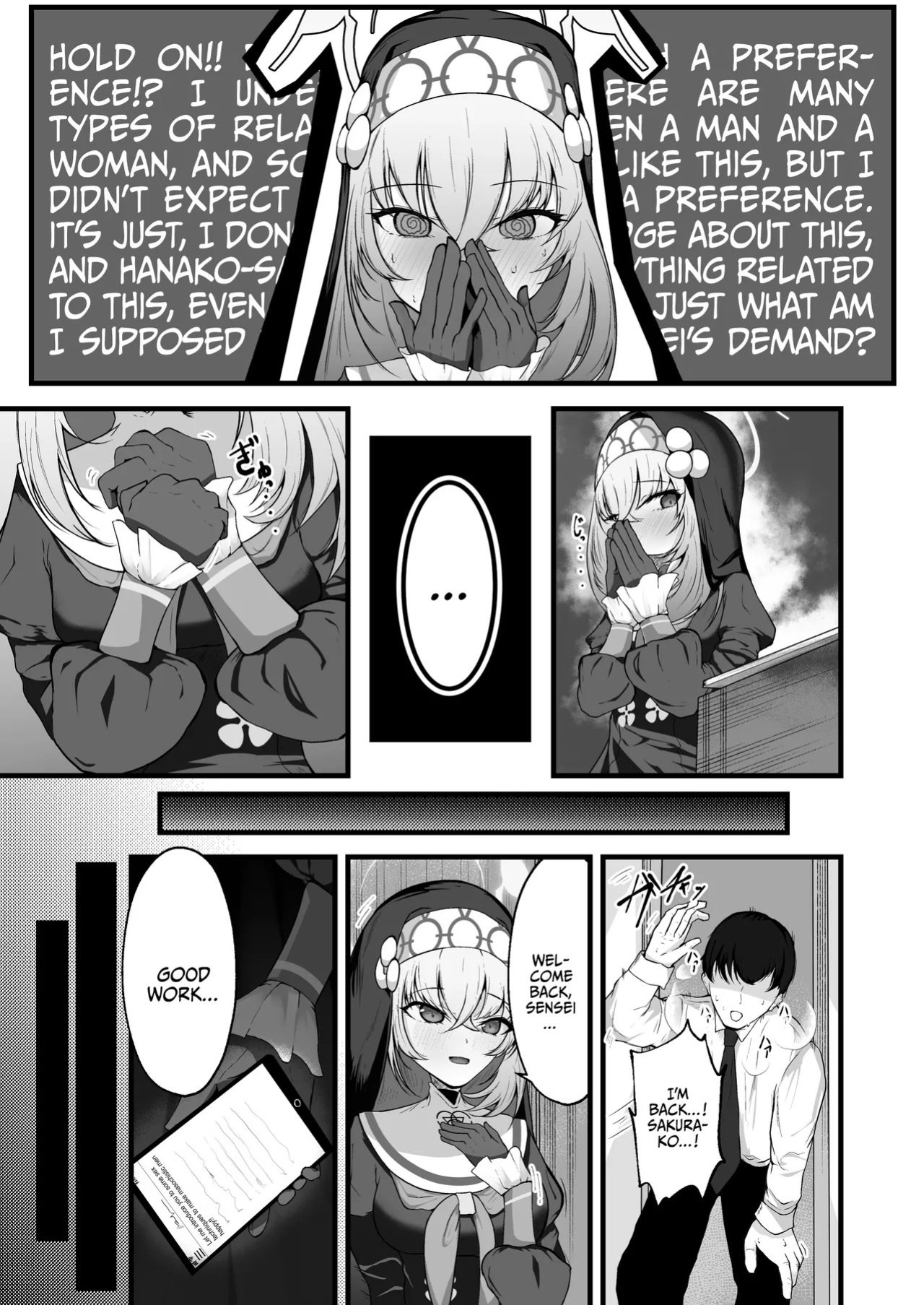 [Huyu no Tataki (Huyugatuo)] Kou Iu no ga Osuki nano desu yo ne | You Really Like This Kind Of Stuff, Don't You? (Blue Archive) [English] {Doujins.com} [Digital]