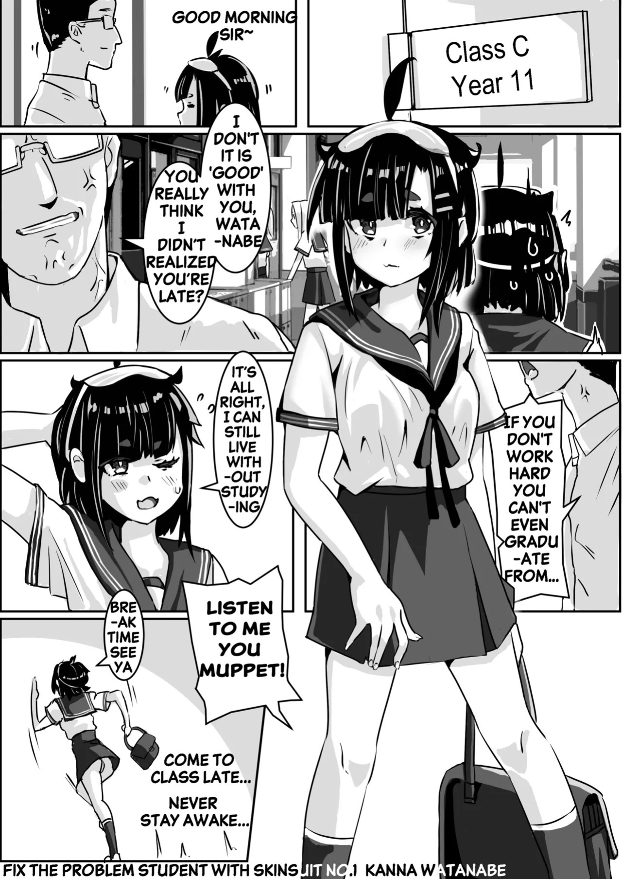 [Kerberus] Fix the problem student with skinsuit 1~3