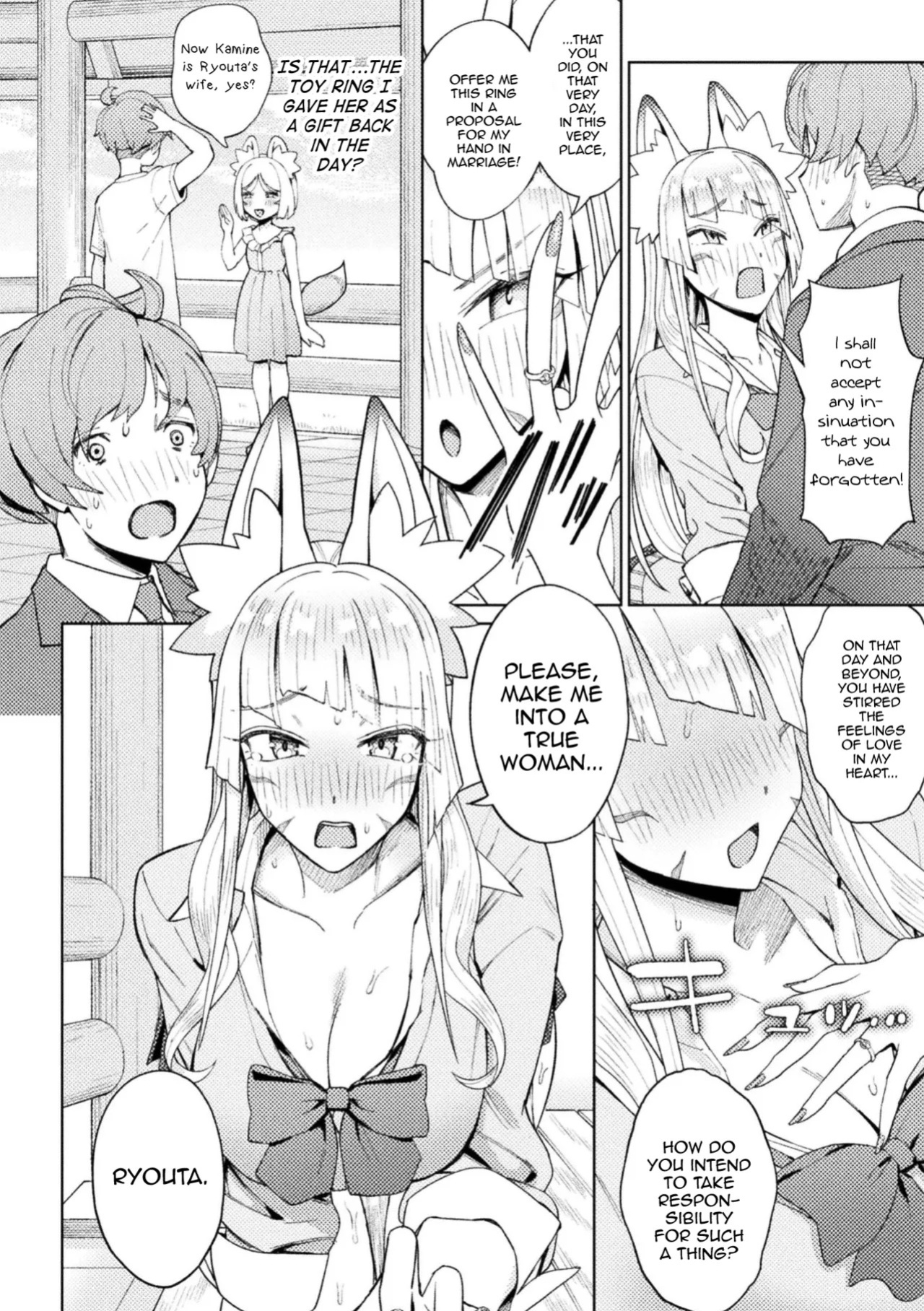 [Issyoukin] Yokubari Megitsune! Shichihenge (Bessatsu Comic Unreal Jingai Osananajimi to no Hatsutaiken Vol. 2) [English] [mysterymeat3] [Digital]