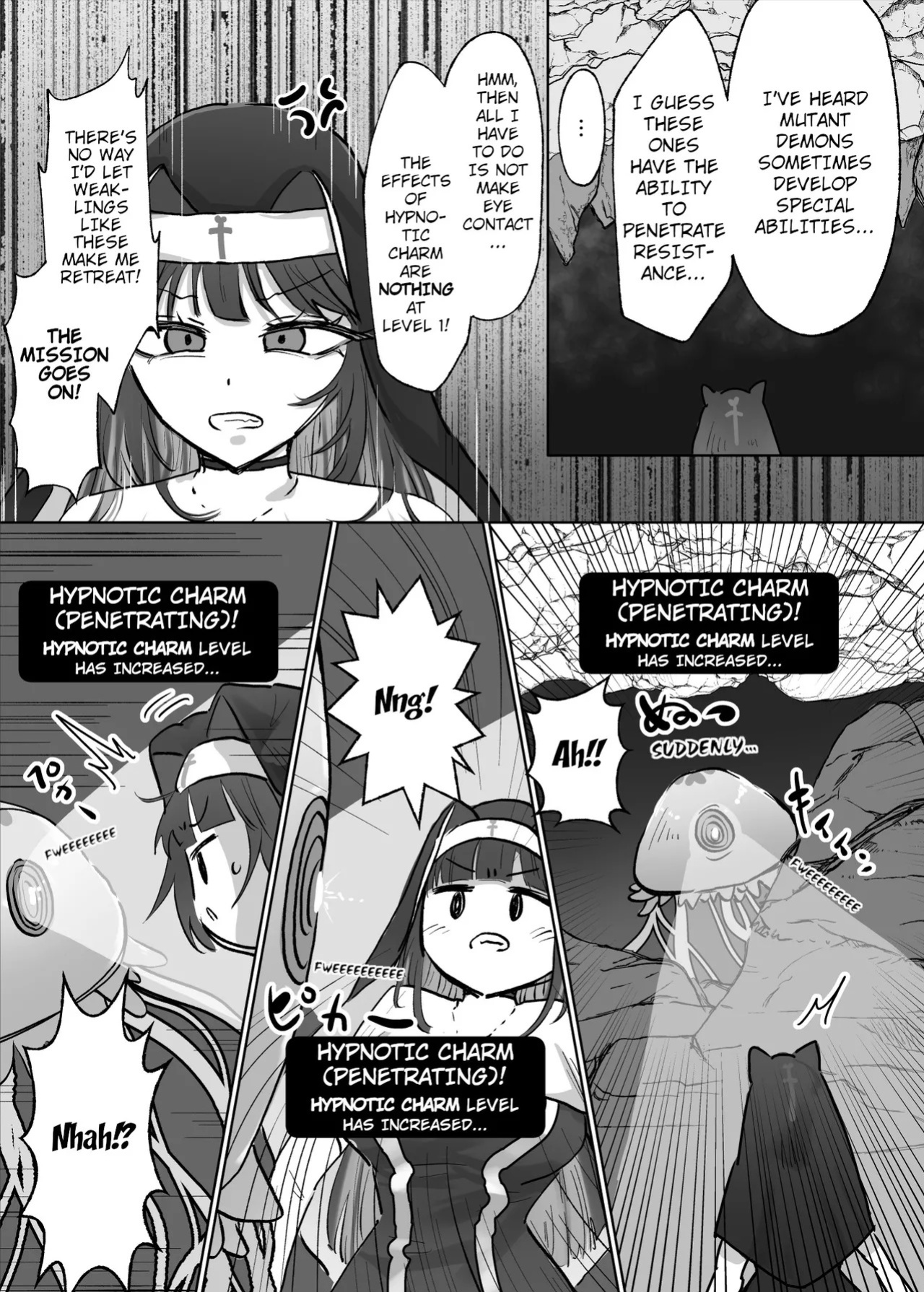 [Neruhitsuji] Joutai Ijou Taisei Sister-san to Taisei Kantsuu Saimin Kurage | "Abnormal Status"-Resistant Nun vs. Resistance-Penetrating Hypnotic Jellyfish [English]