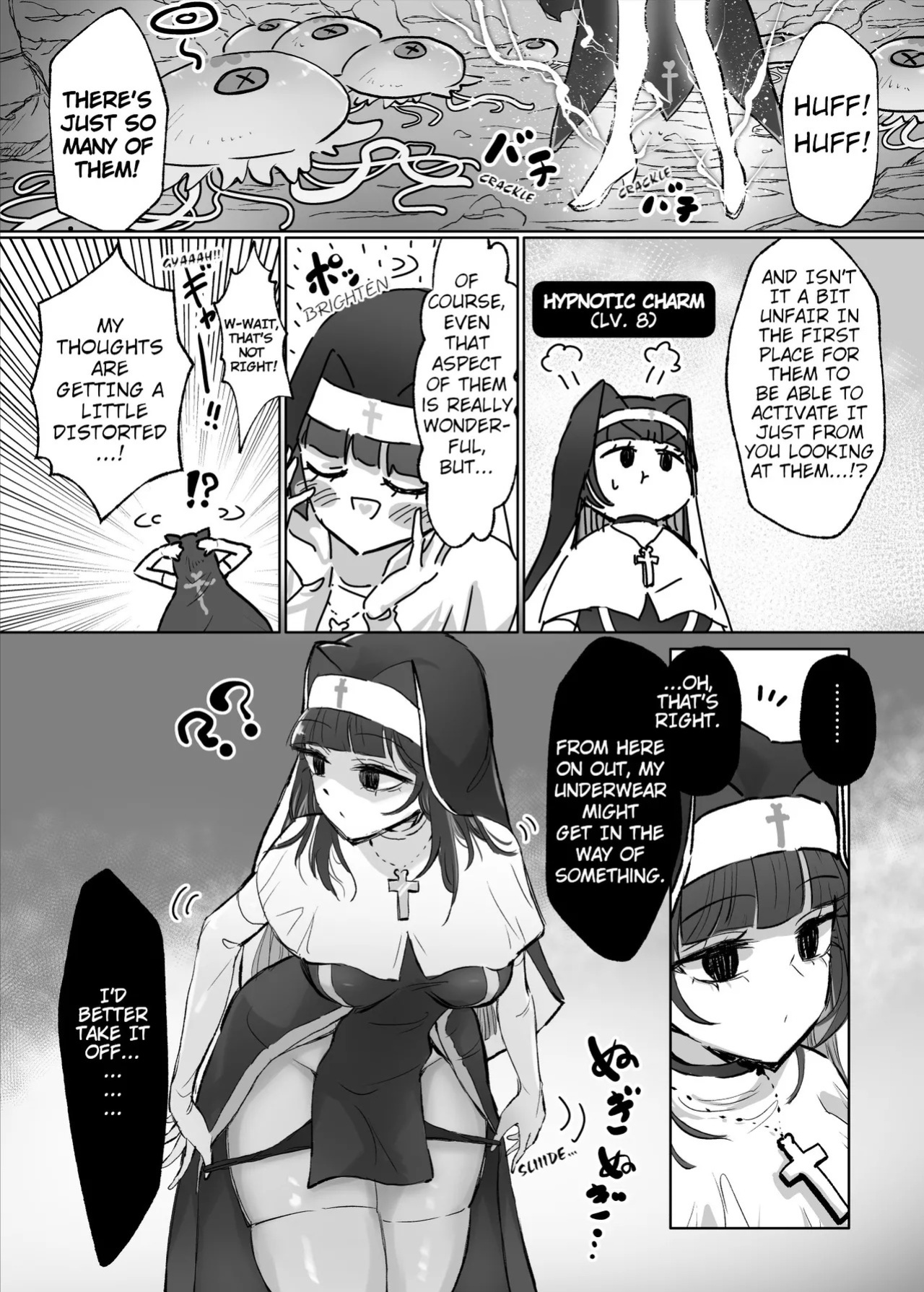 [Neruhitsuji] Joutai Ijou Taisei Sister-san to Taisei Kantsuu Saimin Kurage | "Abnormal Status"-Resistant Nun vs. Resistance-Penetrating Hypnotic Jellyfish [English]