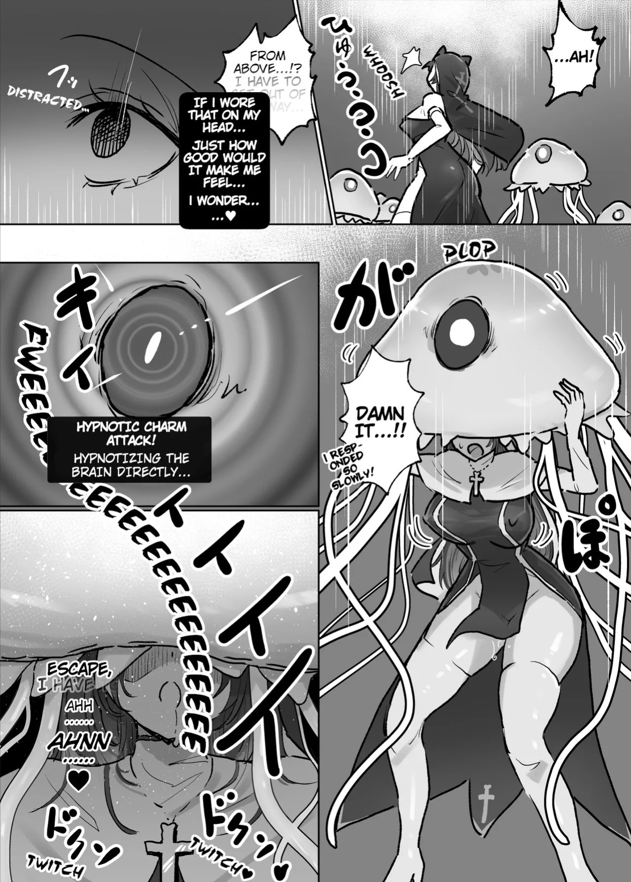 [Neruhitsuji] Joutai Ijou Taisei Sister-san to Taisei Kantsuu Saimin Kurage | "Abnormal Status"-Resistant Nun vs. Resistance-Penetrating Hypnotic Jellyfish [English]