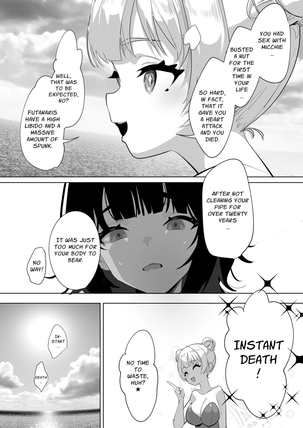[Raise wa Futanari Bishoujo (orion)] Futanari Deathloop Challenge ~I'll Die If I Ejaculate, But I Want to Make Her Cum~ [English] [Pyruz Translation]
