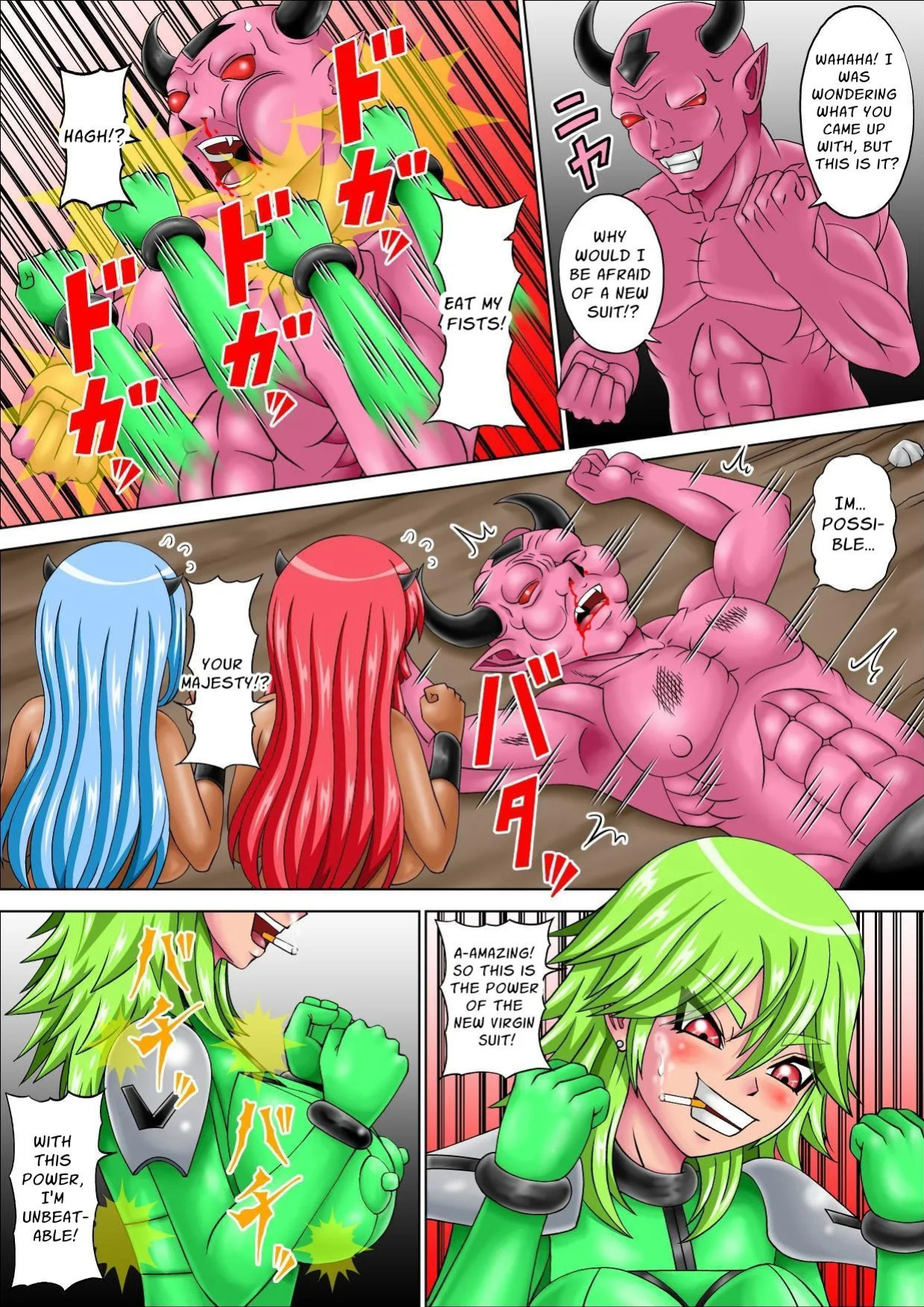 [Pyramid House] Maiden Rangers Virginger 3 ~ Delinquent Green's Corruption! ~