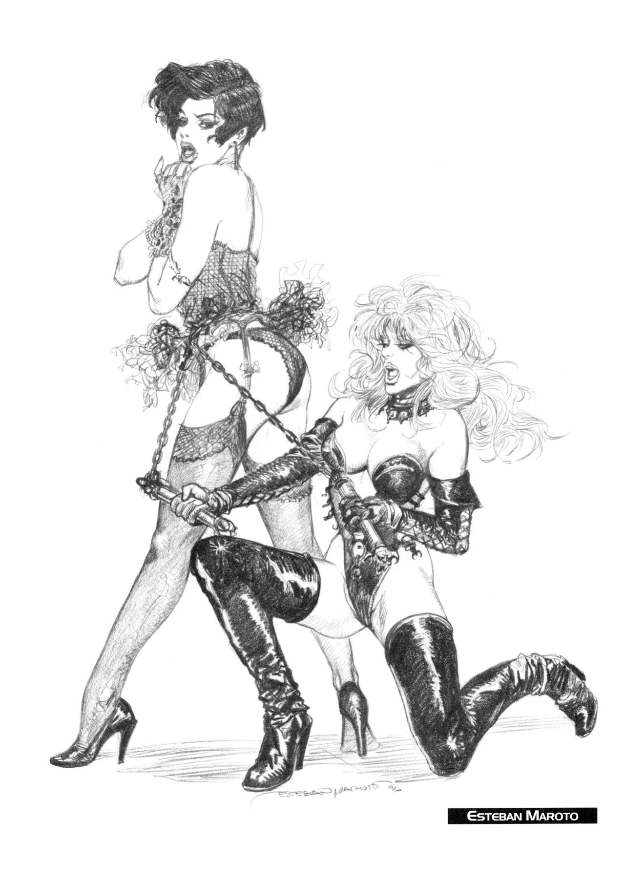 Leather & Lace (A Gallery Girls Collection) [English]