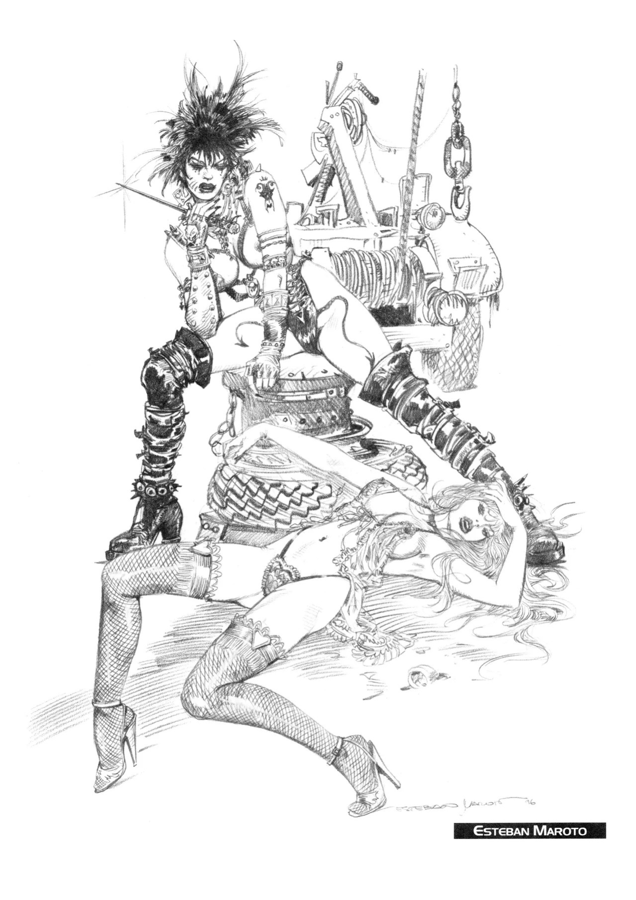 Leather & Lace (A Gallery Girls Collection) [English]