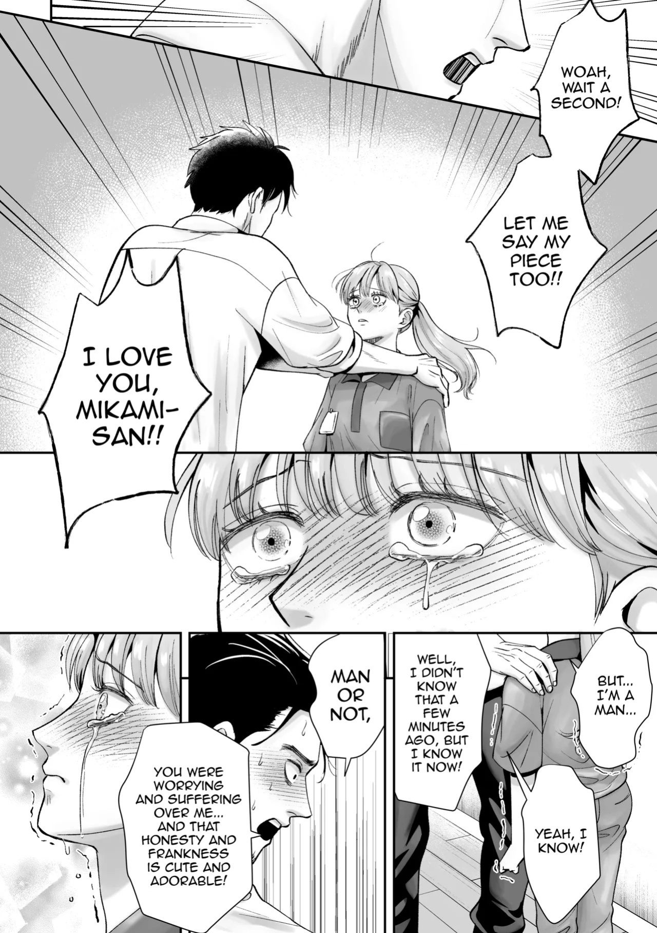 [Itomitsudou (Mitsujirou)] Otoko no Ko otodokeshimasu! ~Itsumo kuru Haitatsuin-san ga masaka no Otoko no Ko dattakedo mayowazu hameta~ [English] [mysterymeat3]