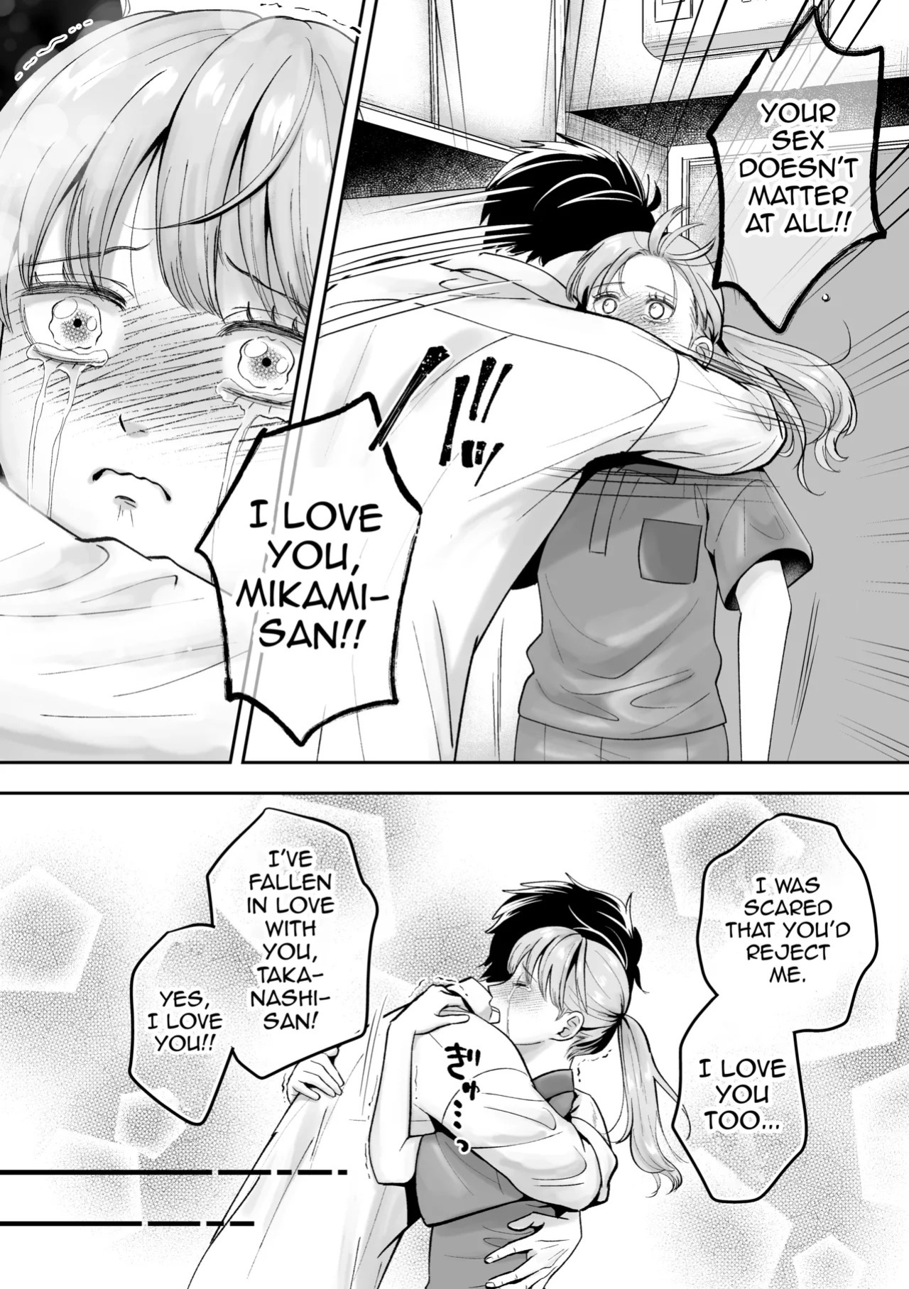 [Itomitsudou (Mitsujirou)] Otoko no Ko otodokeshimasu! ~Itsumo kuru Haitatsuin-san ga masaka no Otoko no Ko dattakedo mayowazu hameta~ [English] [mysterymeat3]