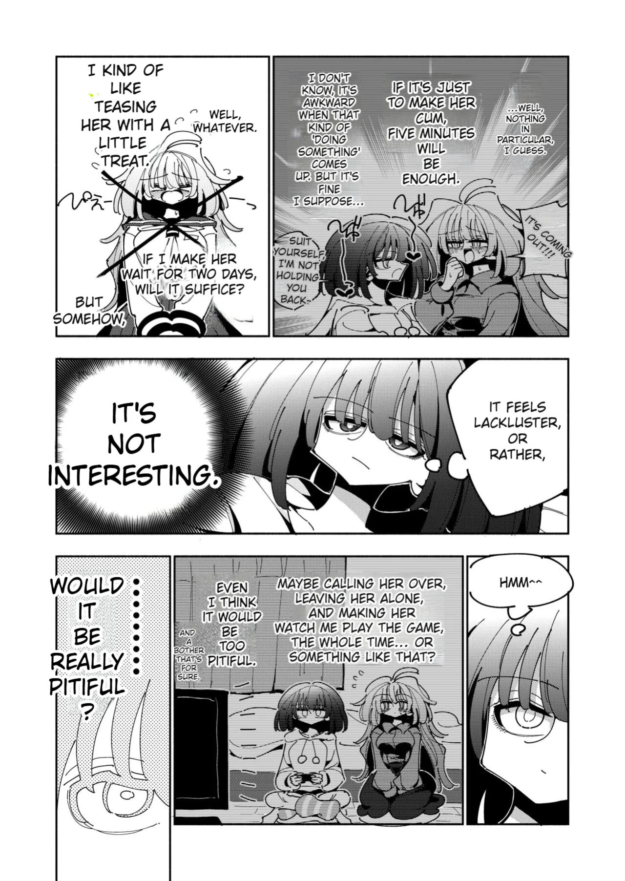 Shizuku and Shiori IF (First Part) -Learn in Five Days! A Guide to Futanari Masturbation- (1st to 2nd day)