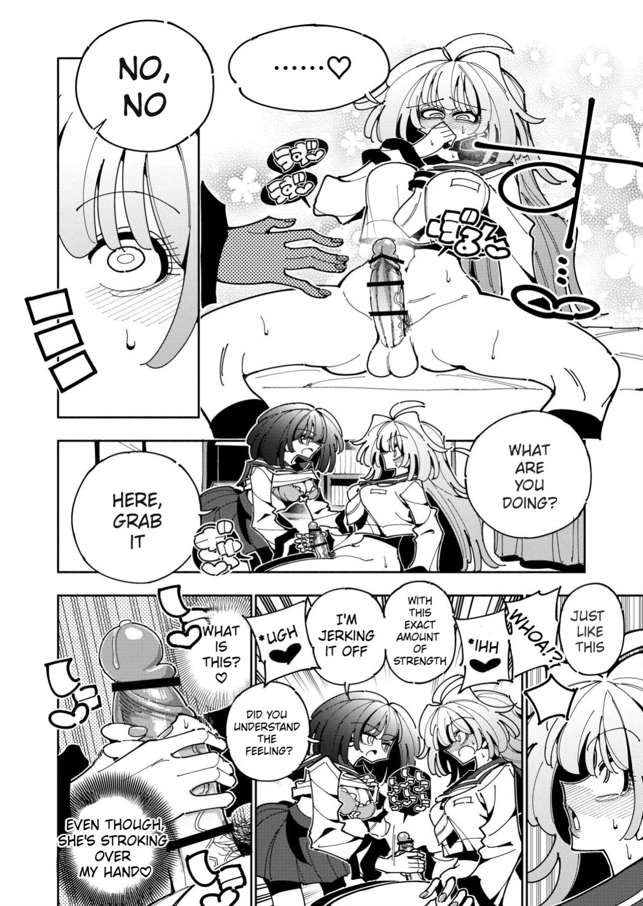 Shizuku and Shiori IF (First Part) -Learn in Five Days! A Guide to Futanari Masturbation- (1st to 2nd day)
