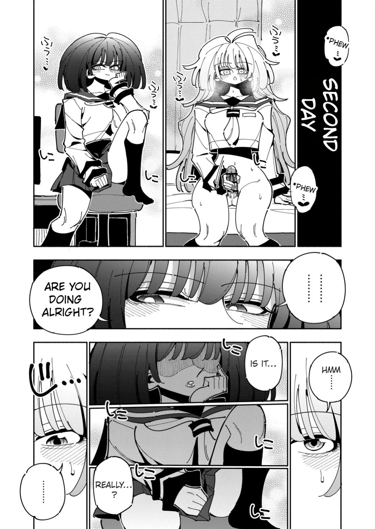 Shizuku and Shiori IF (First Part) -Learn in Five Days! A Guide to Futanari Masturbation- (1st to 2nd day)