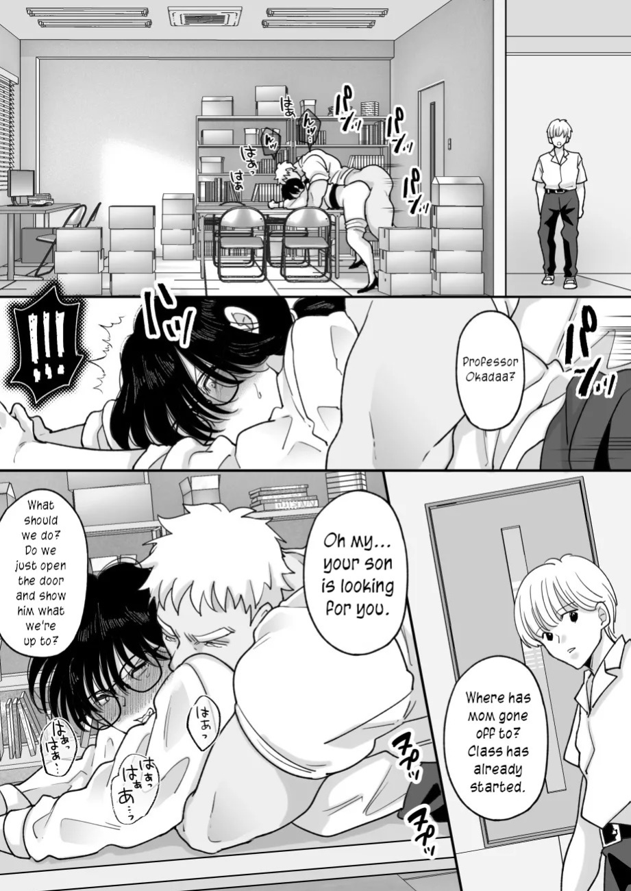 [Nyan dorosei] Suugaku Kyoushi no Kaa-san ga Taiiku Kyoushi ni Netorareru | My mother, the math professor, being stolen away by my gym professor, part 2 [English] [joobuspaidatr]