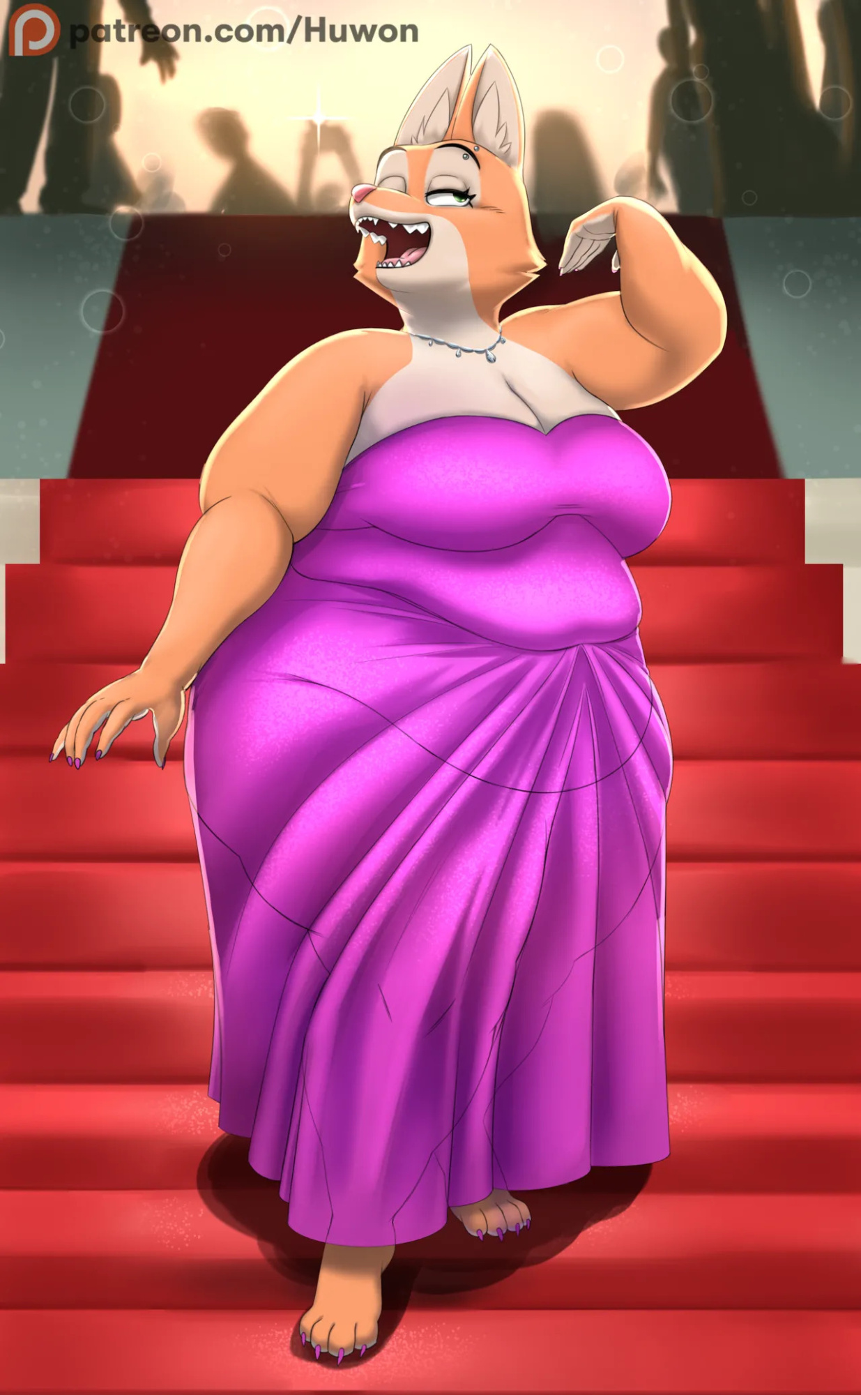 Huwons' Diane Foxington Weight Gain Sequence | Art Pack