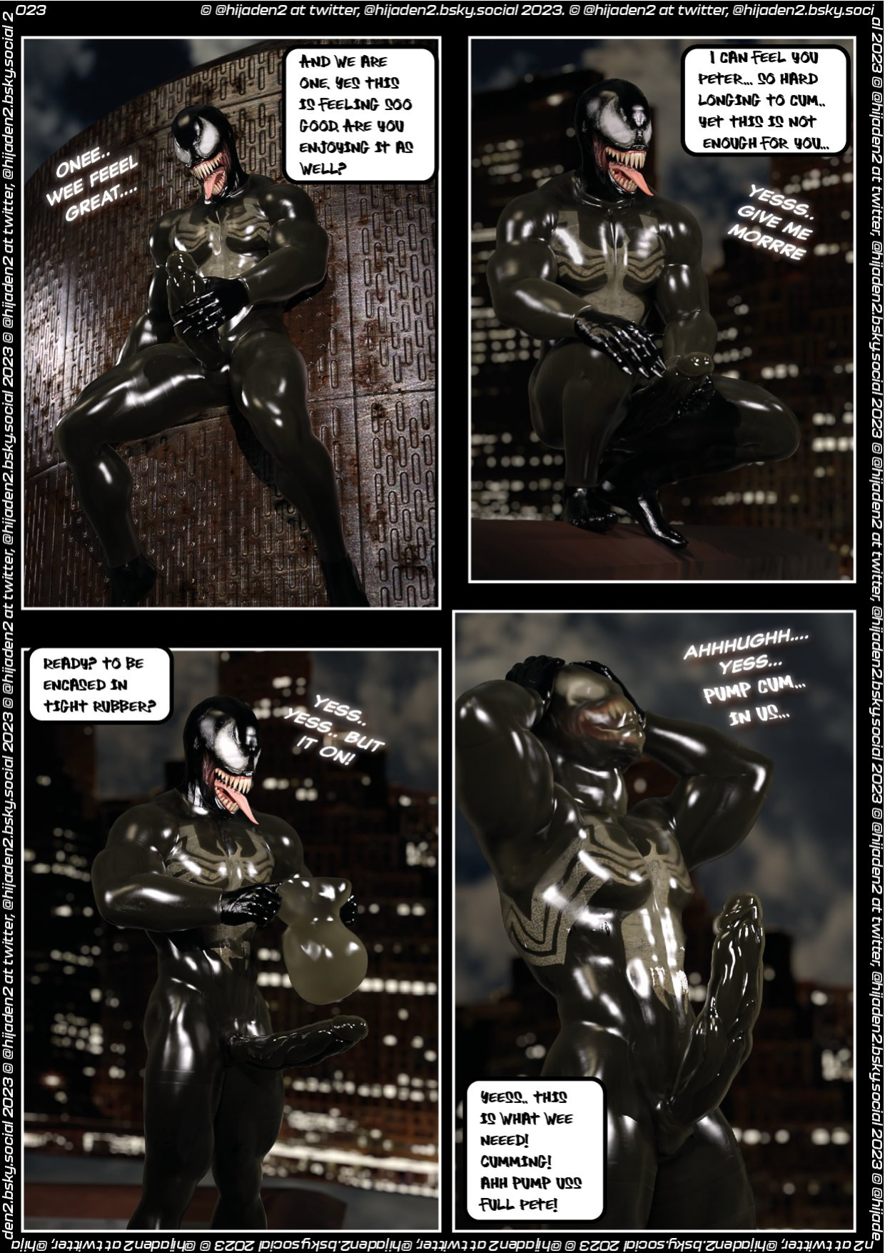 [Hijaden] Venom and Spiderman