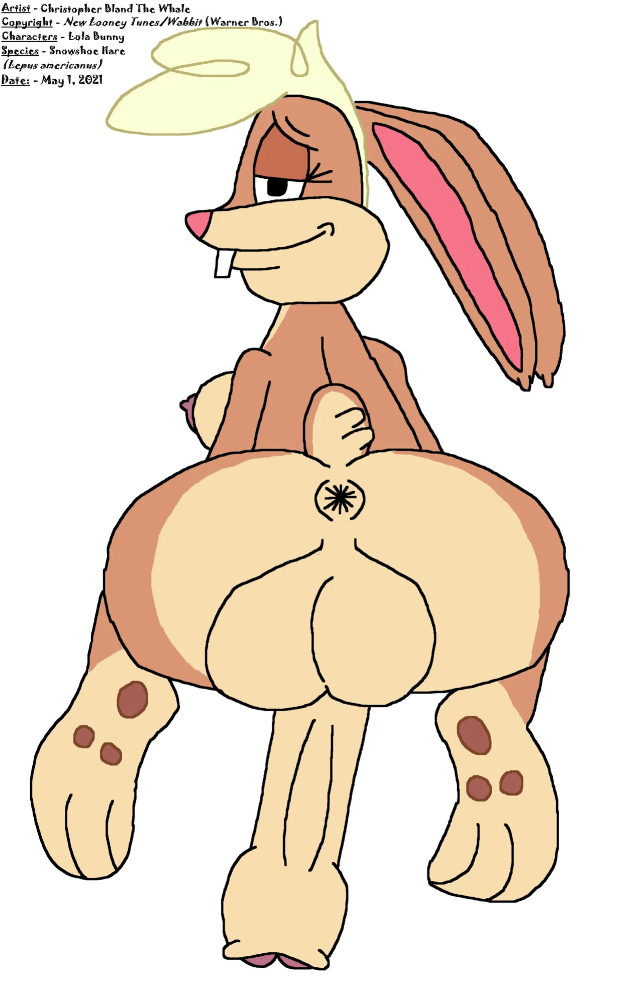 Lola Bunny (New Looney Tunes) beauty bottom (by ChrisTheWhaleKing)
