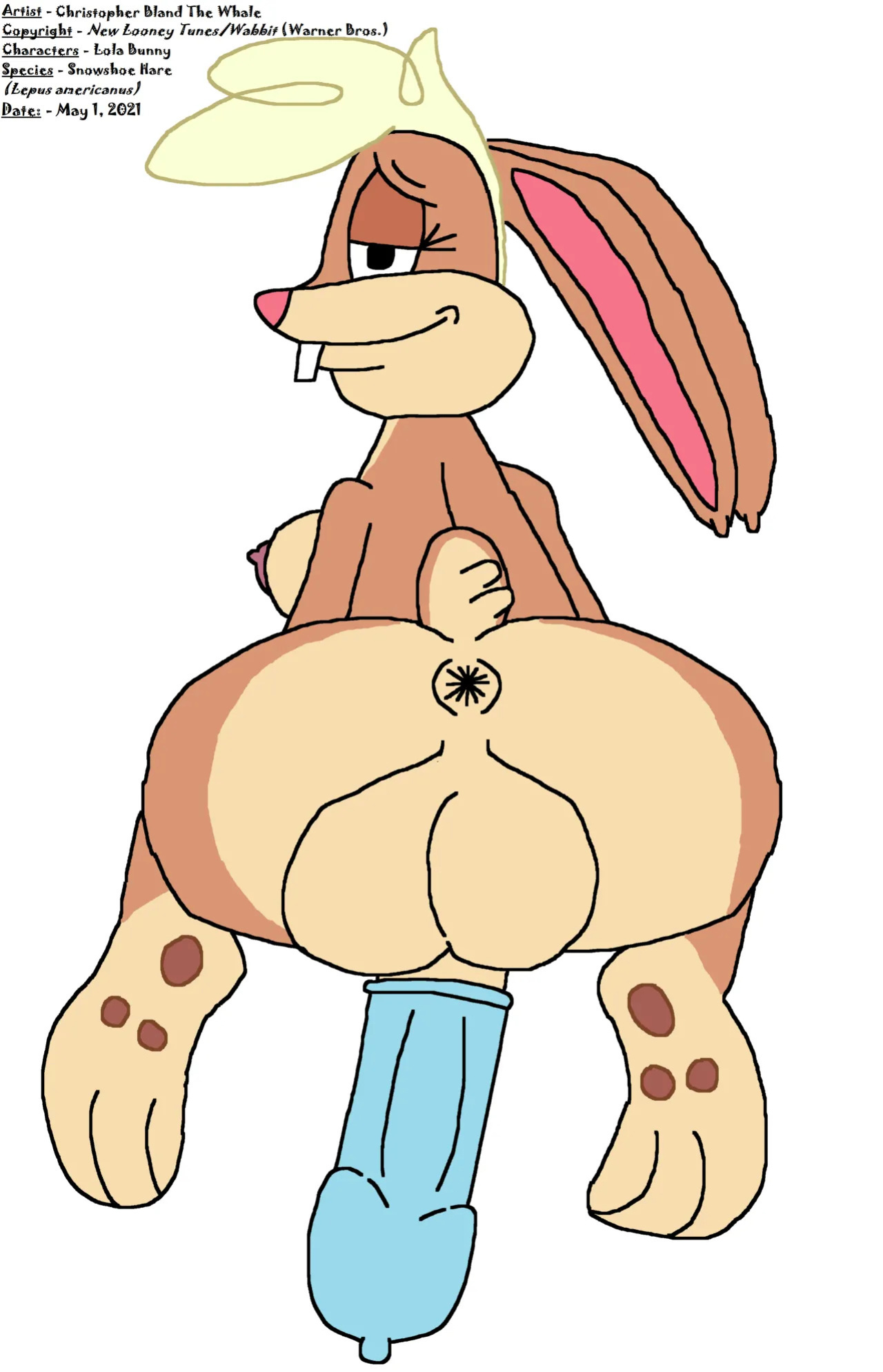 Lola Bunny (New Looney Tunes) beauty bottom (by ChrisTheWhaleKing)