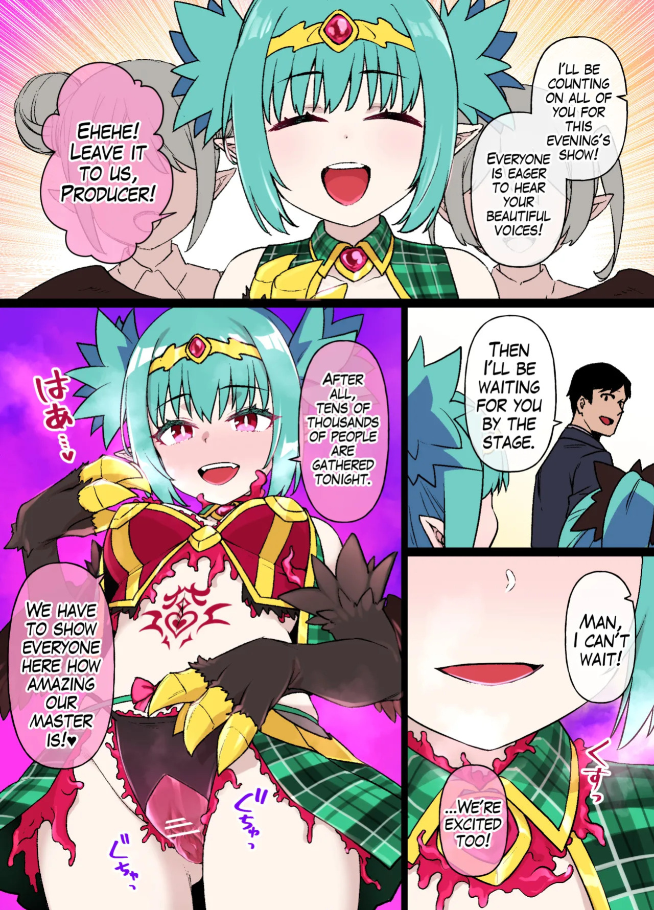 [Kusayarou] Harpy Musume no Sennou Shokushu Kan Live | Harpy Idol's Tentacle Brainwashing Show (english)