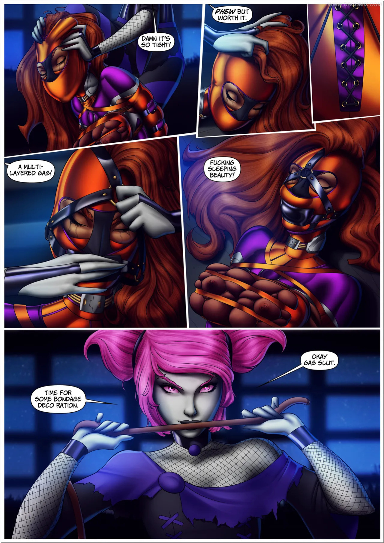 DBCOMIX Teen Titans Raven + Starfire + Blackfire