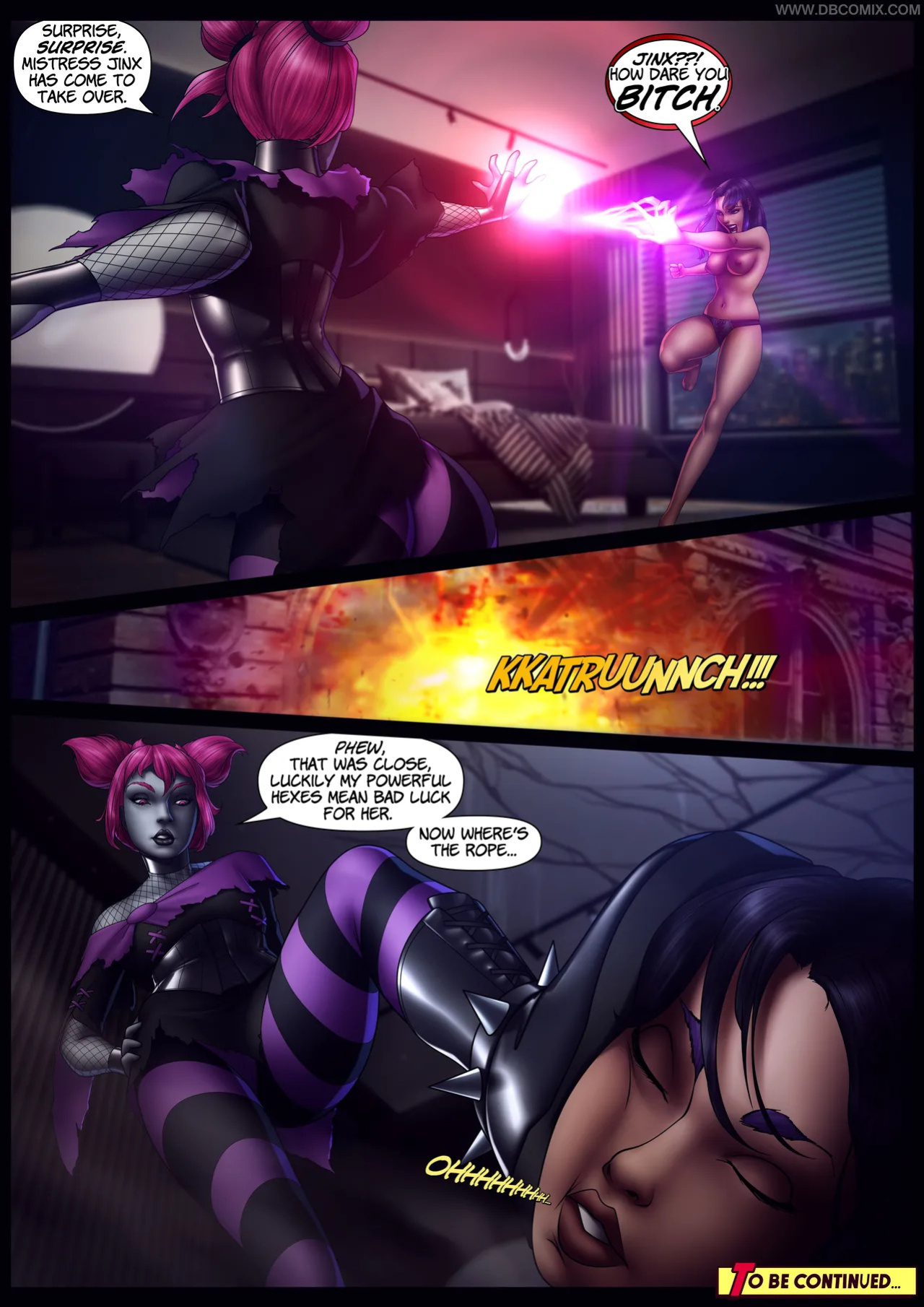 DBCOMIX Teen Titans Raven + Starfire + Blackfire