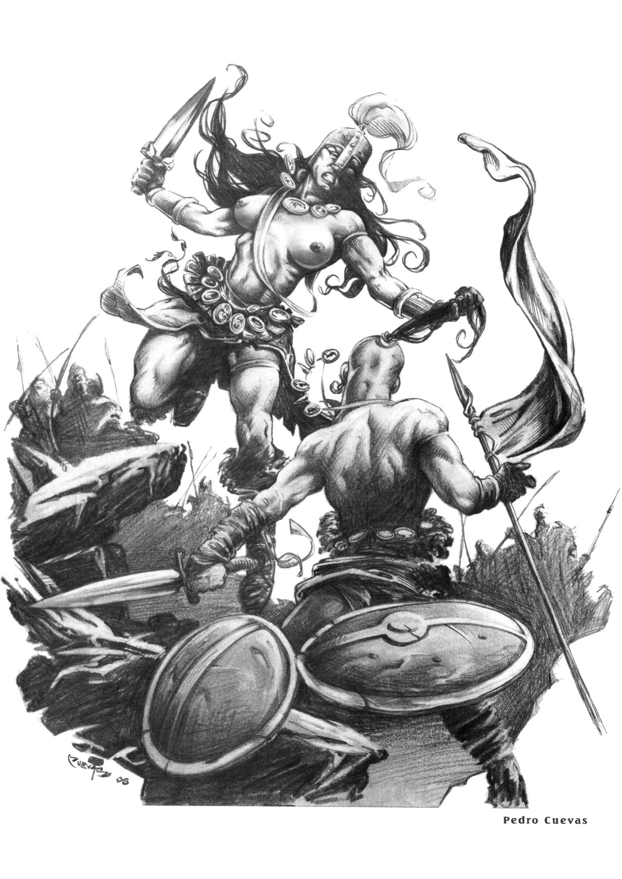 Warriors Queens 2 (A Gallery Girls Collection) [English]