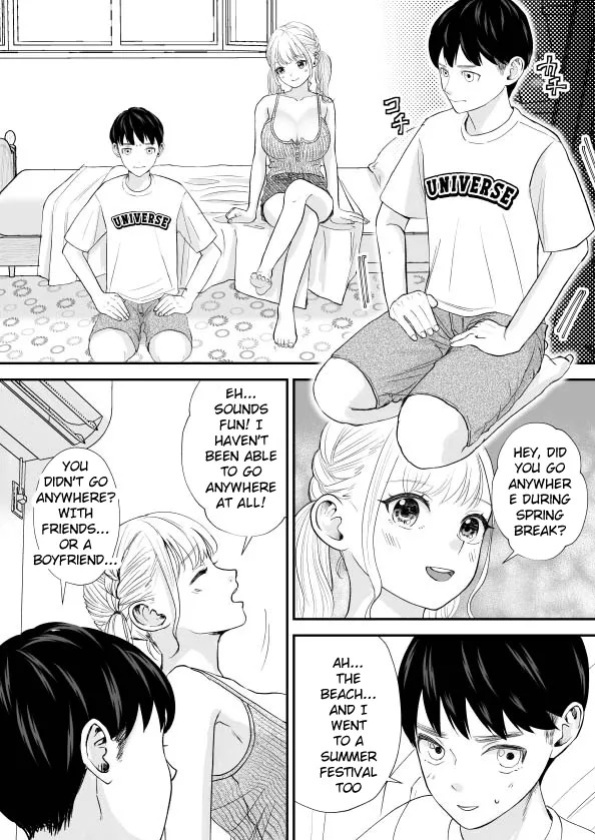 [Sweet Milk] Debu de Gasatsu datta Osananajimi ga Kyonyuu Yariman ni Seichou Shiteita [English]