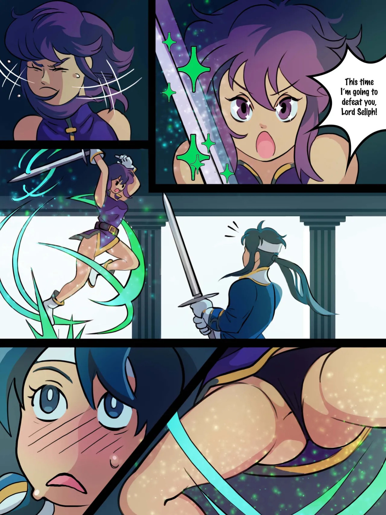 [Burgers N' Shakes] Larcei's Intimate Duel (Fire Emblem)
