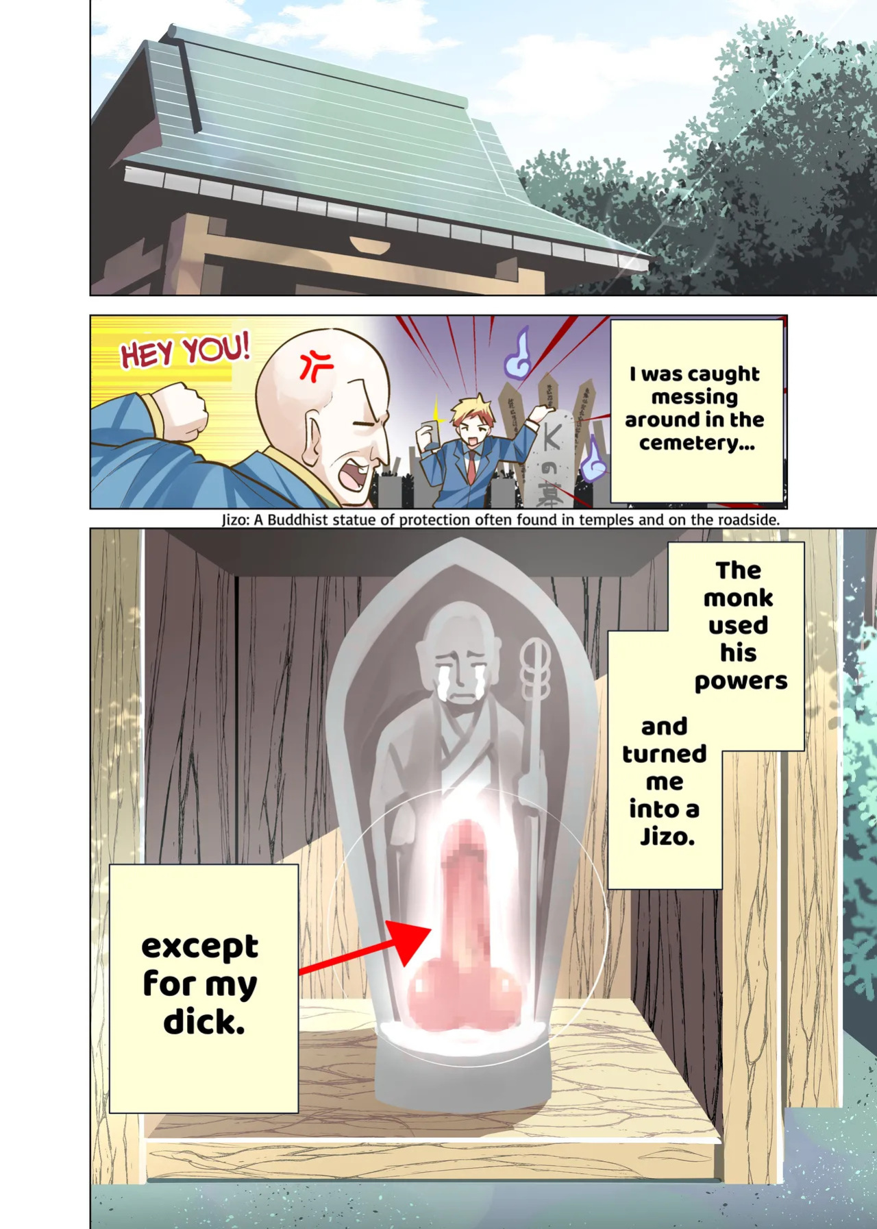 [Tou Kasokudou Jouge Undou] Ochinpo Jizou [English] [Penguin Piper]