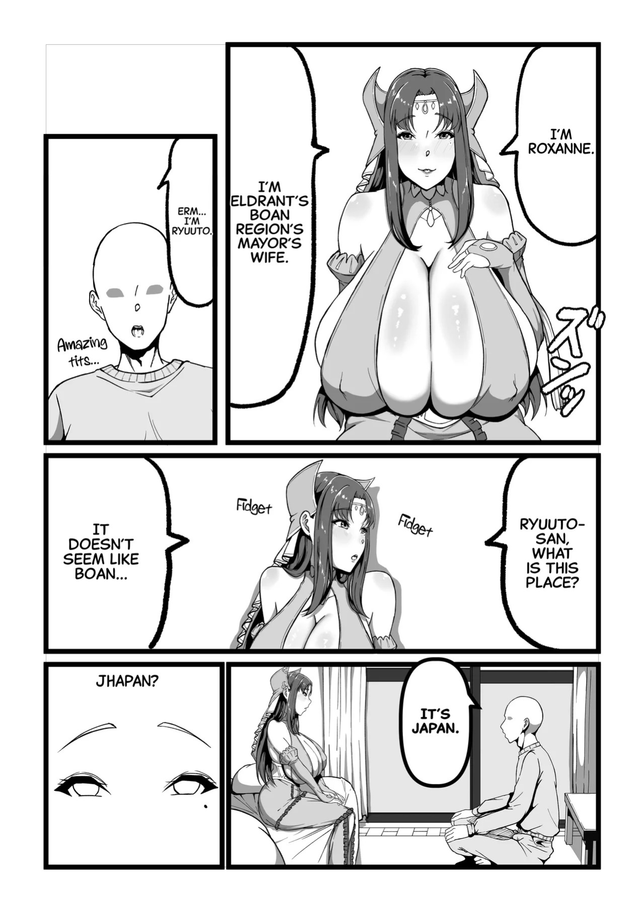 [Tanaka no Miso] Roxanne Isekai e Iku | Roxanne Goes to Another World (Kyonyuu Fantasy) [English] [CarlJPTL]