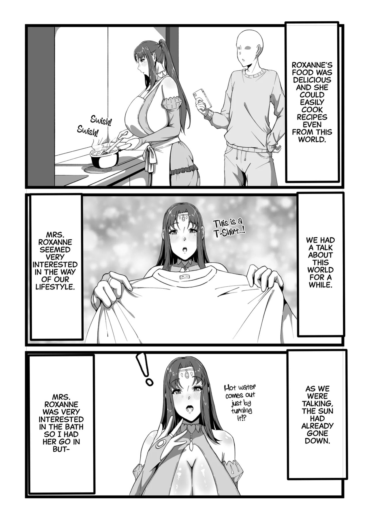 [Tanaka no Miso] Roxanne Isekai e Iku | Roxanne Goes to Another World (Kyonyuu Fantasy) [English] [CarlJPTL]