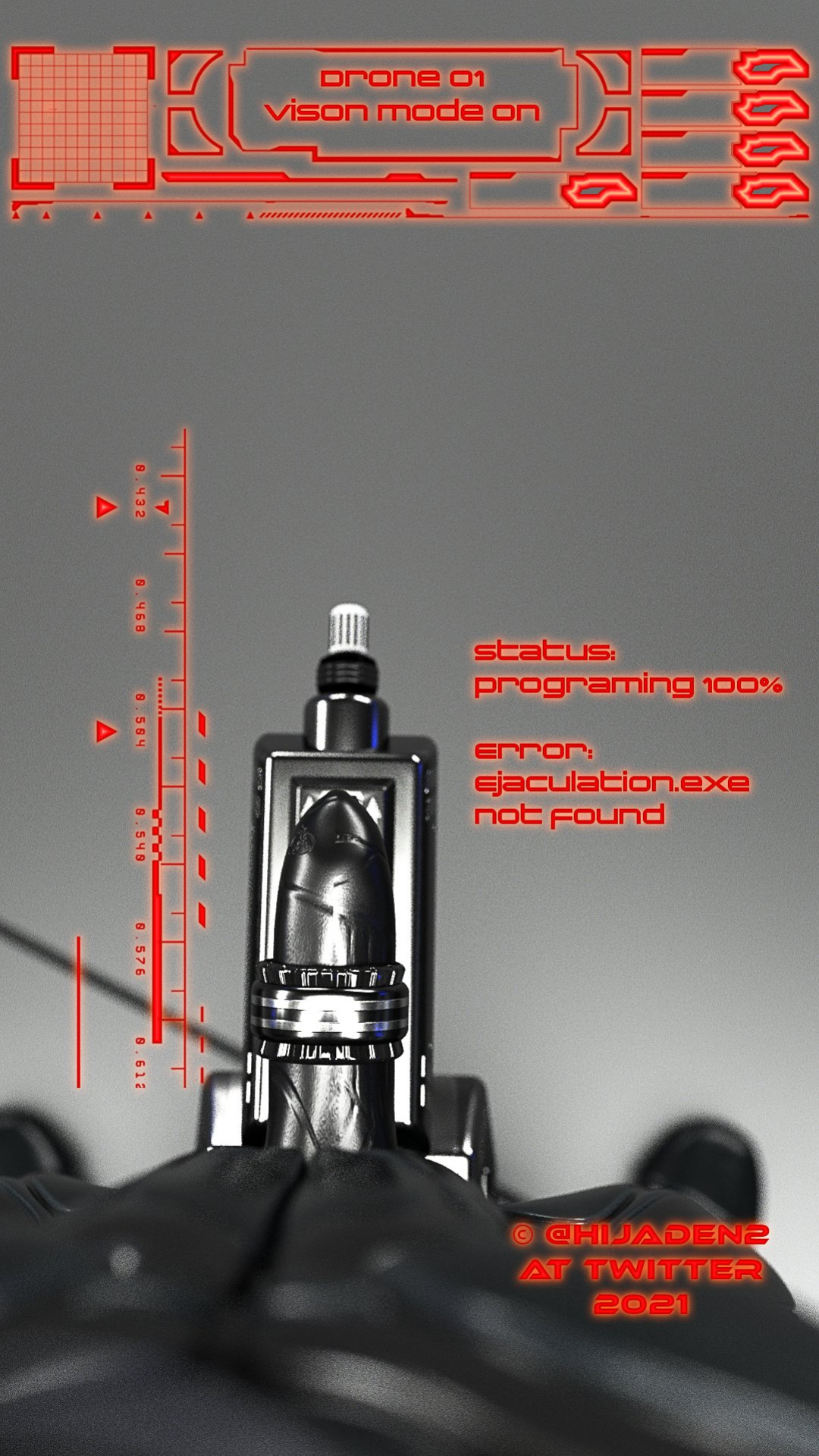 [Hijaden] Rubber Drone Milking