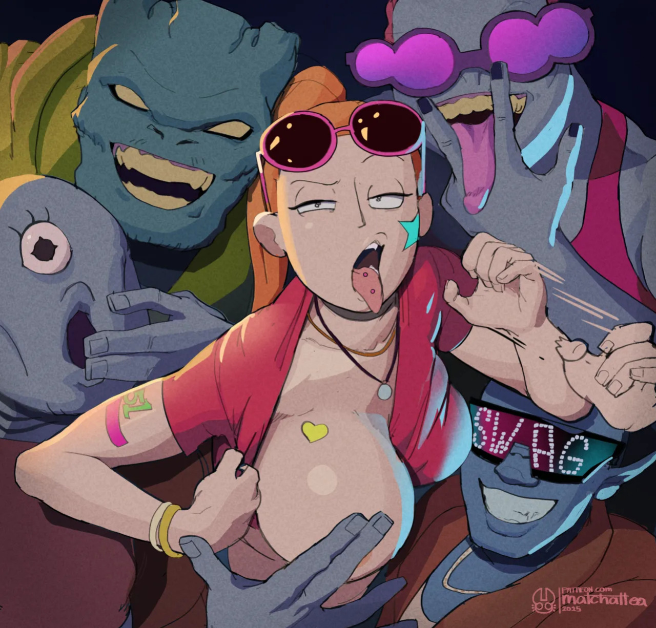 [Matchattea] That Time me and my younger brother got stranded in some alien planet and can't get back home. Also I'm secretly attracted to him and I think he is attracted to me too. But I can't say anything- (Rick & Morty) [ongoing]