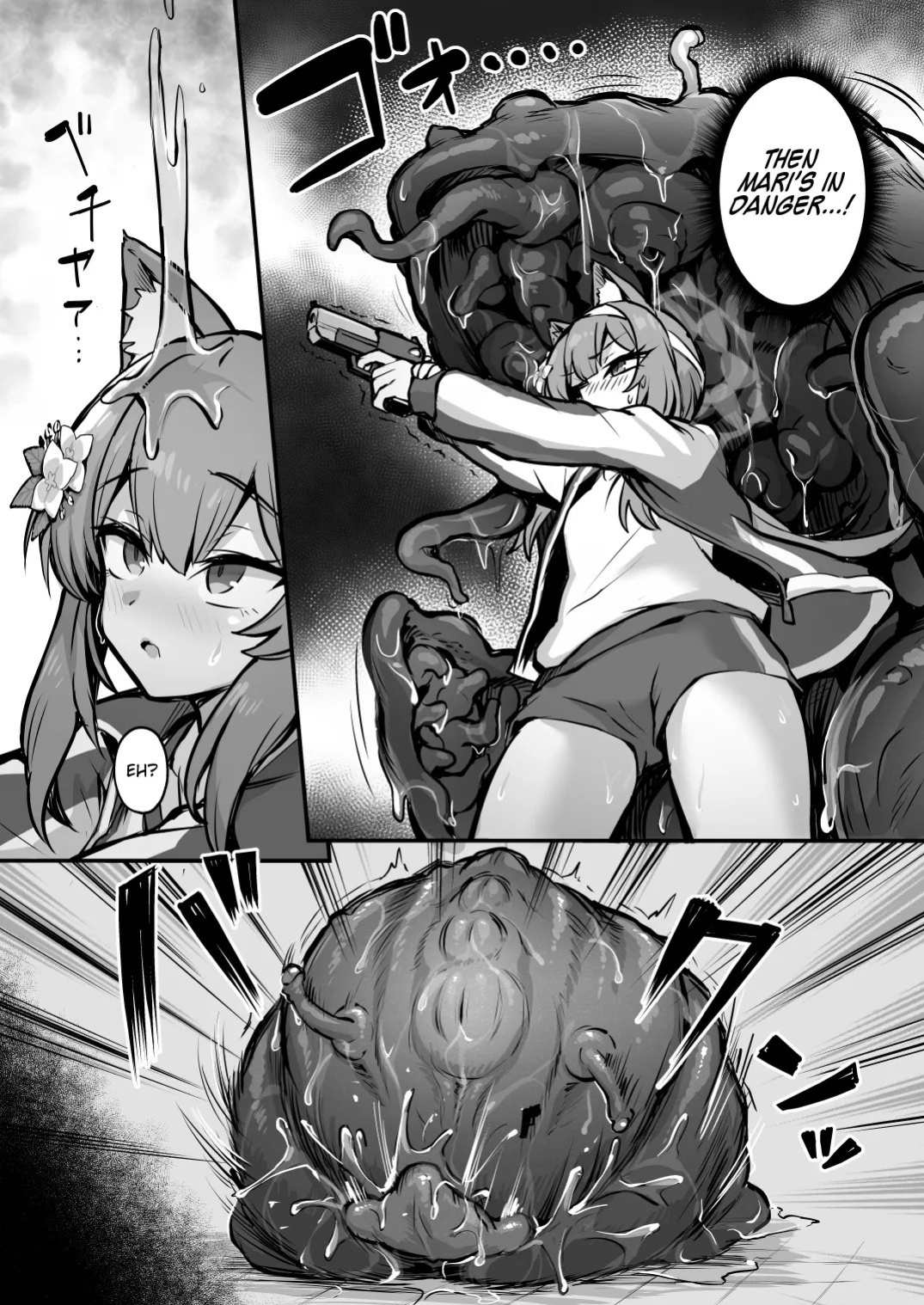 [Naminori Navy (ebinavy)] Mari Shokushu Ochi II | Mari's Fall to Tentacles II [Rakka] (Blue Archive) [English] [C&C Scans] [Digital]