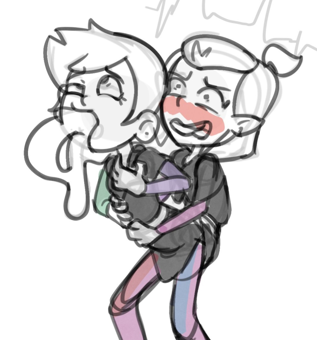 [Cothswoller] What if Luz got Permanently Turned into Amity's Cock and Balls?