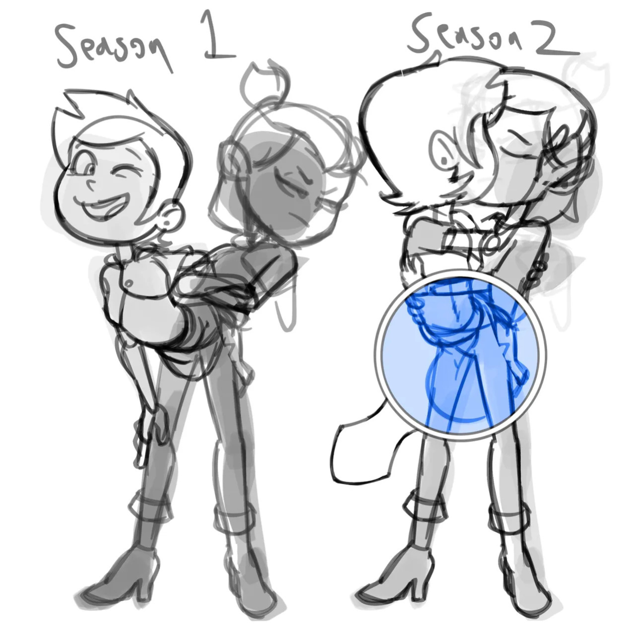 [Cothswoller] What if Luz got Permanently Turned into Amity's Cock and Balls?