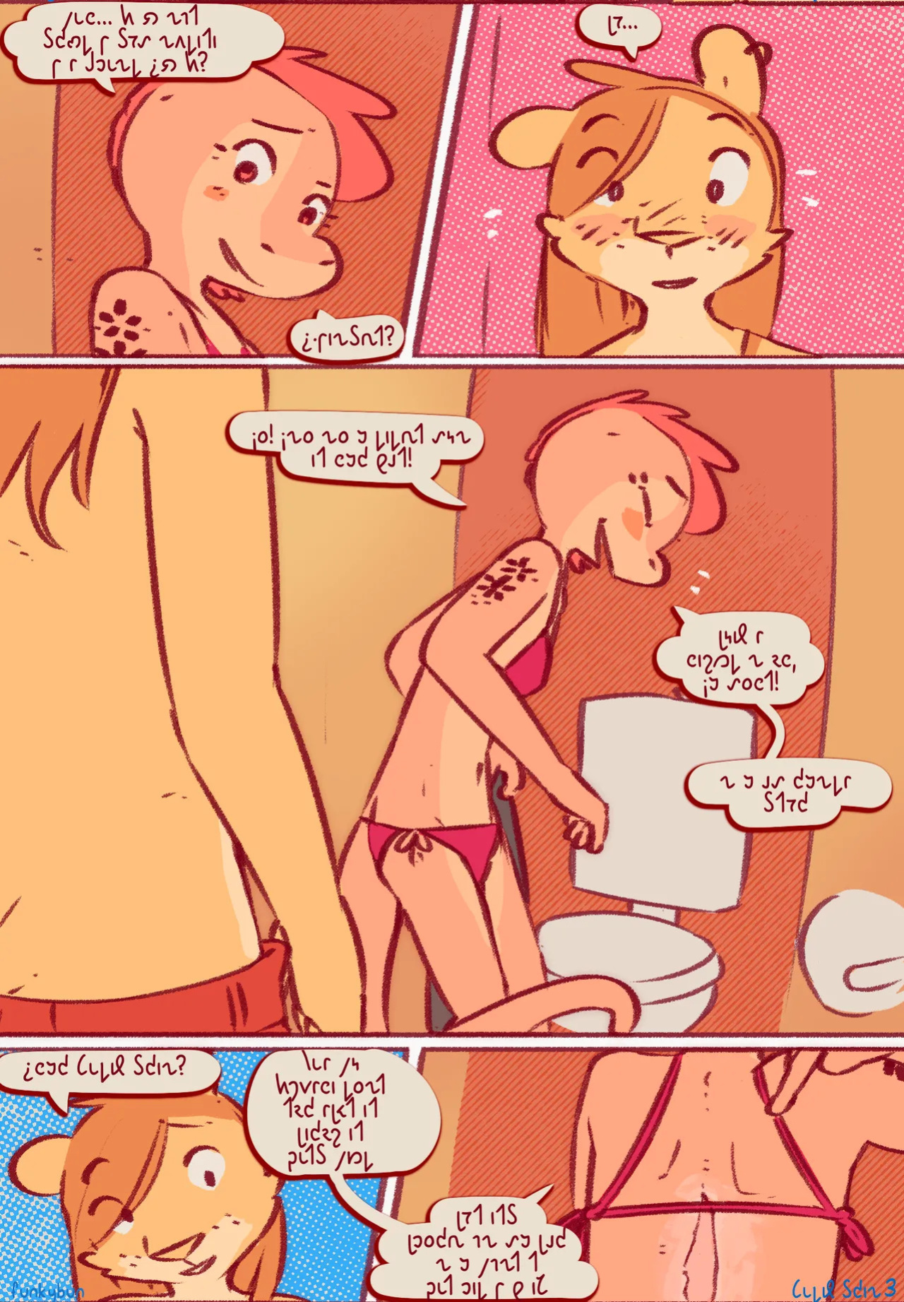 [funkybun] Shedding Skin (Shavian Transliteration)