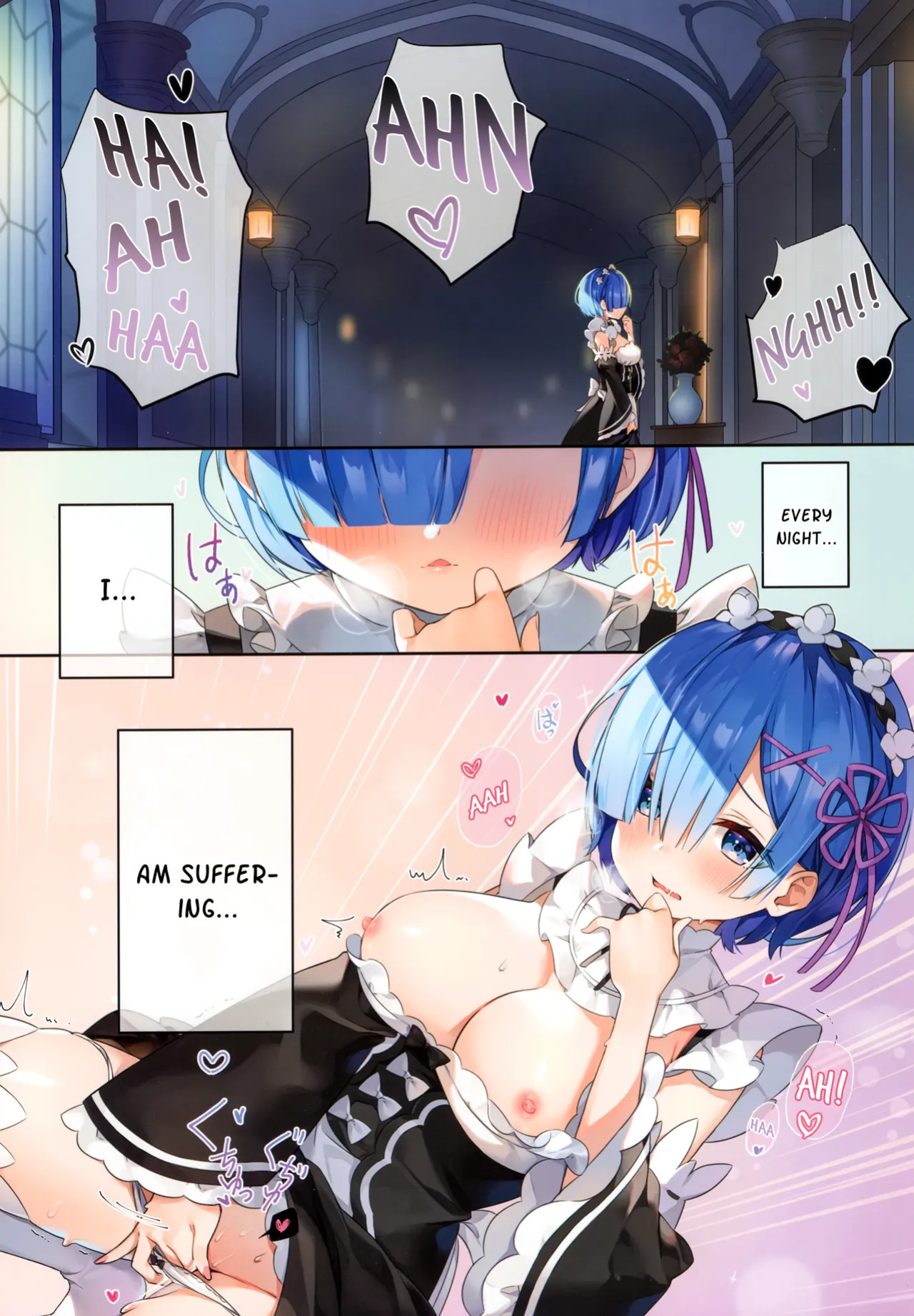 (AC2) [Hachigo (Ayamy)] Rem wa Kyou Zettai Yaritai! | Rem definitely wants to do it today! (Re:Zero kara Hajimeru Isekai Seikatsu) [English] [Betty's TL] [Decensored]
