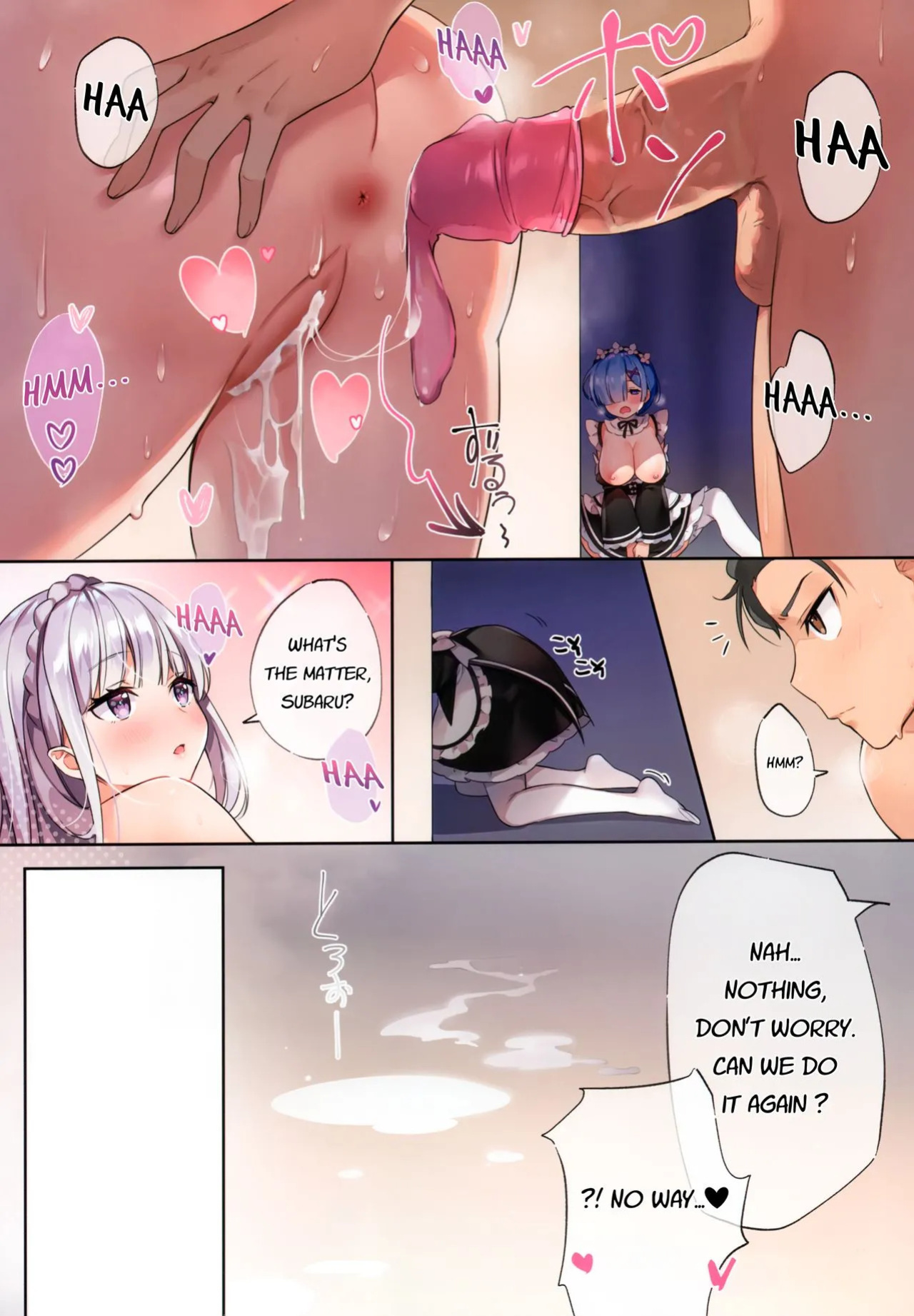 (AC2) [Hachigo (Ayamy)] Rem wa Kyou Zettai Yaritai! | Rem definitely wants to do it today! (Re:Zero kara Hajimeru Isekai Seikatsu) [English] [Betty's TL] [Decensored]