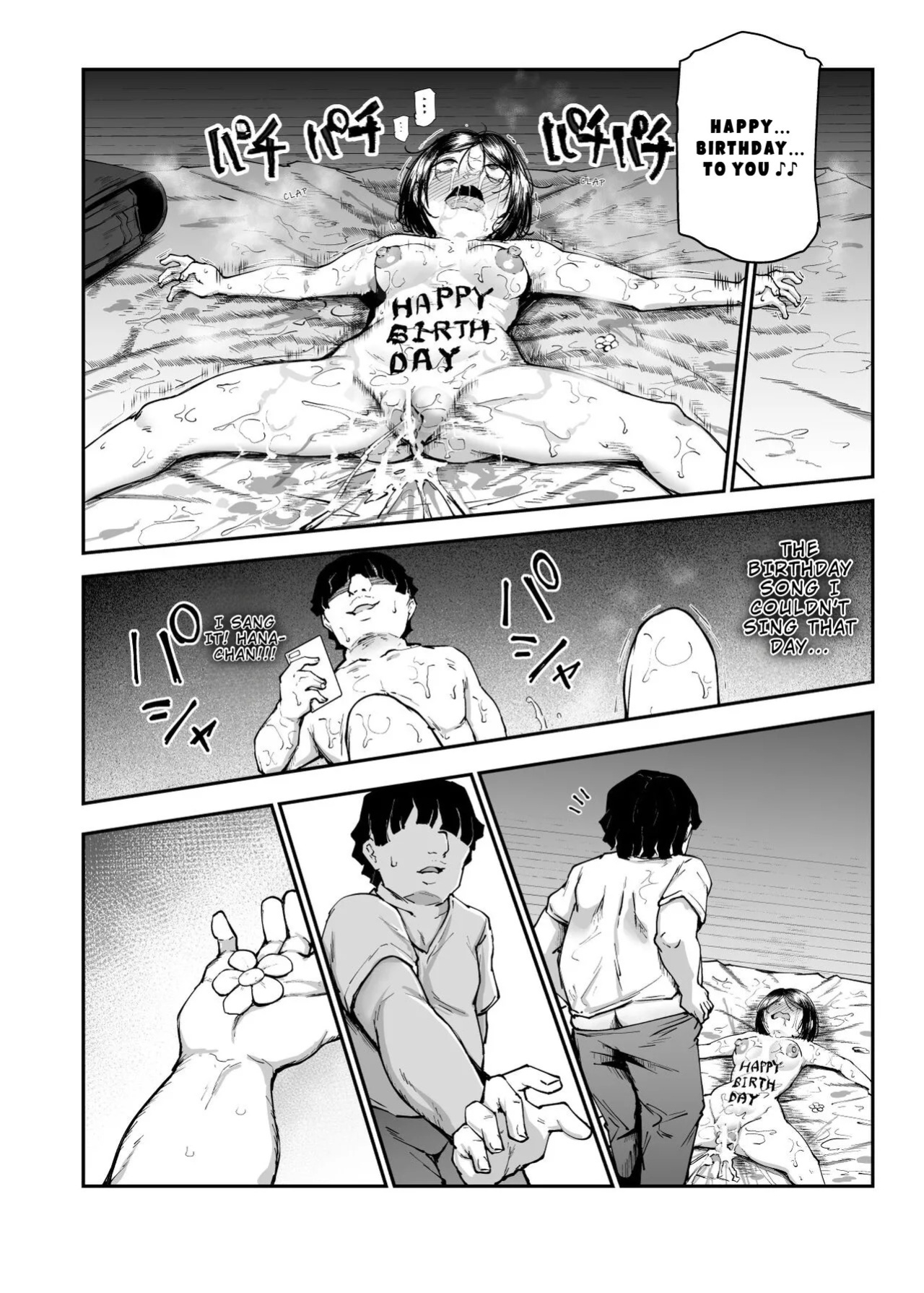 [Nyuu Koubou (Takamaru)] Daisuki Datta Hana-chan ga Happy Birthday-ape Sareta Hi EX Time Slip shite Hannin o Sagashidase!! | The Day my Beloved Hana-chan Got a Happy Birthday Surprise [English]