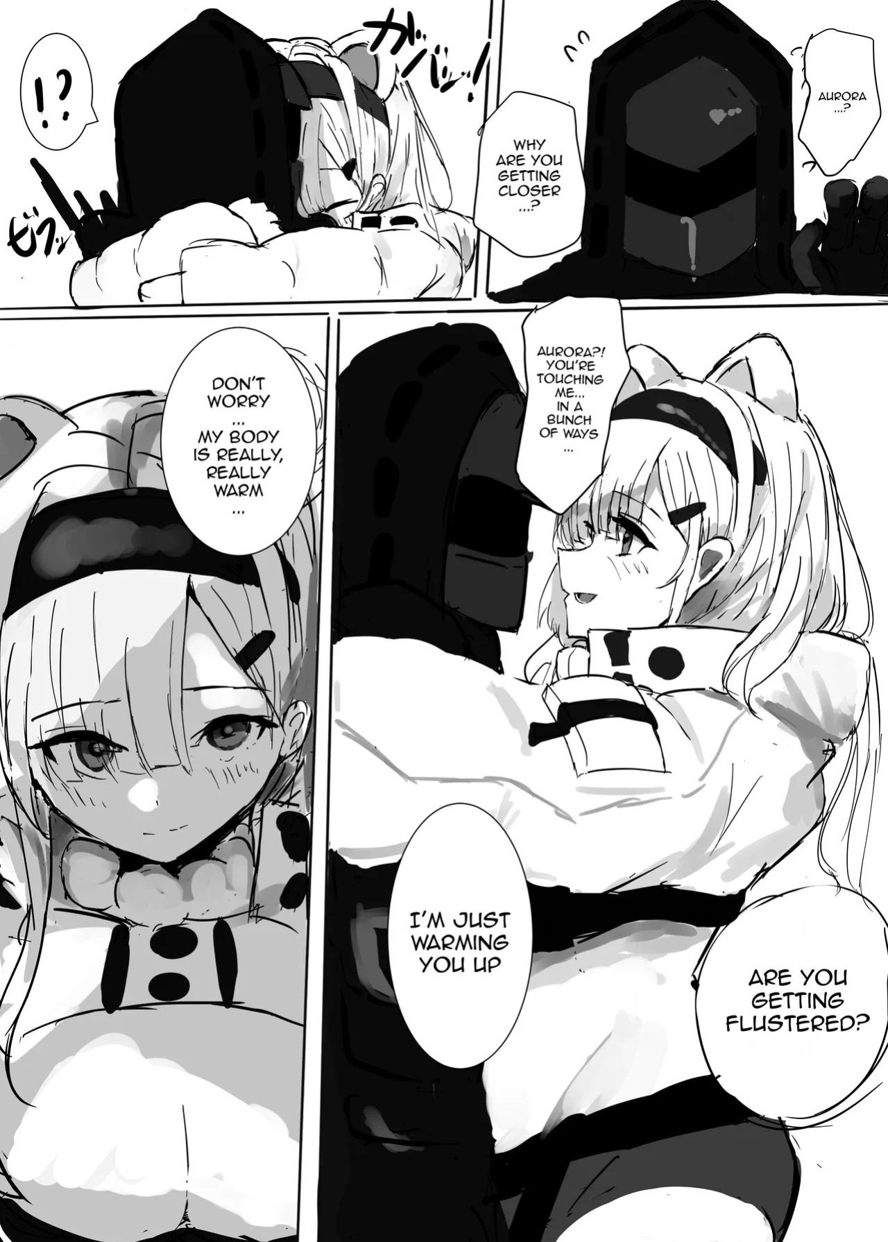 [Sunaneko] Aurora-chan to Karada Attame Ecchi o Suru Ohanashi | Story about Doing Lewd Things with Aurora as She Warms My Body (Arknights) [English] {Doujins.com}