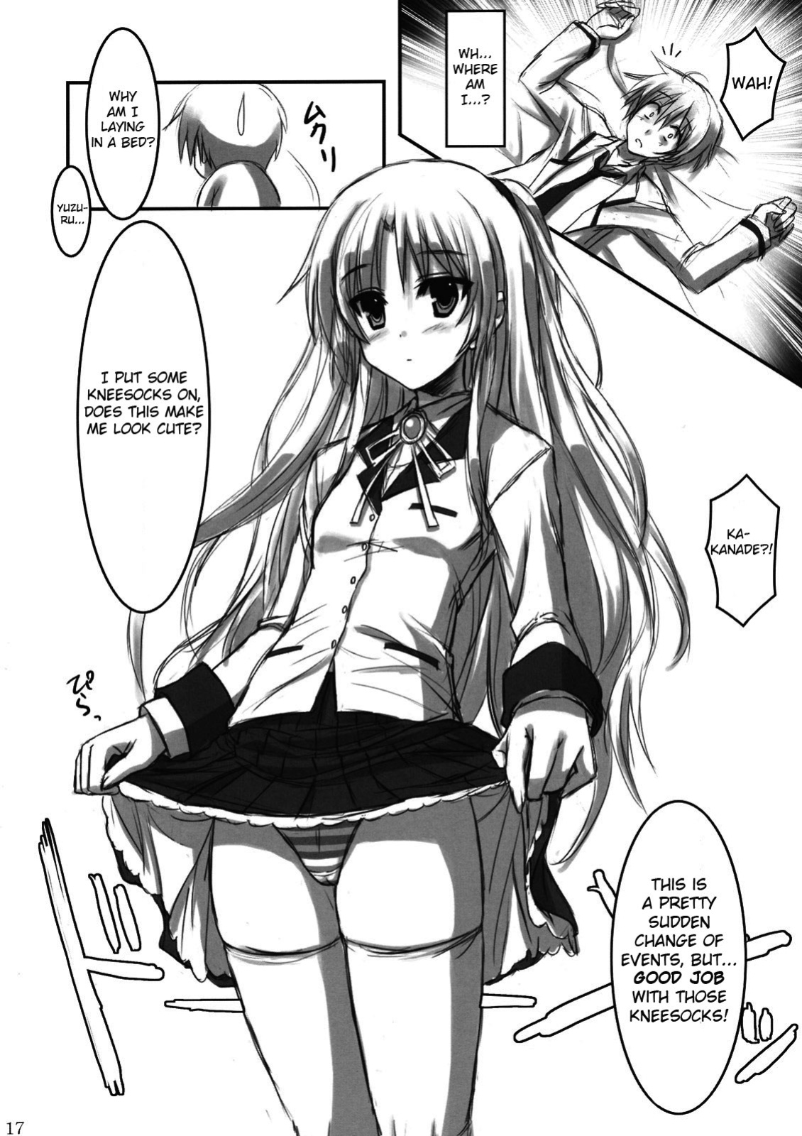 (C78) [ARCHETYPE (Akaza)] Angel Kneeso! (Angel Beats!) [English] {EHCove} [Decensored]