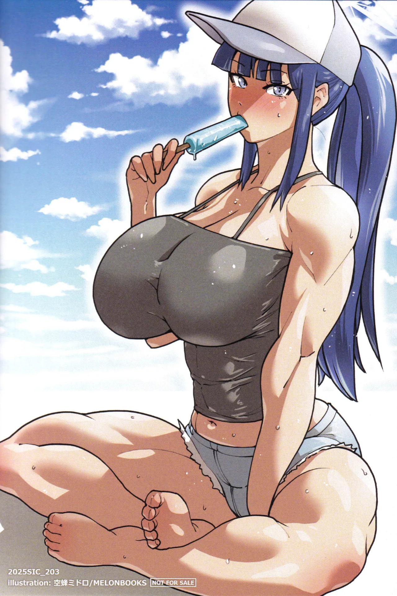 (C106) [Sora wa Chimidoro (Sorahati Midoro)] Saori no Mizugi Test ! Saori's Swimsuit Test (Blue Archive) [English] {Doujins.com}