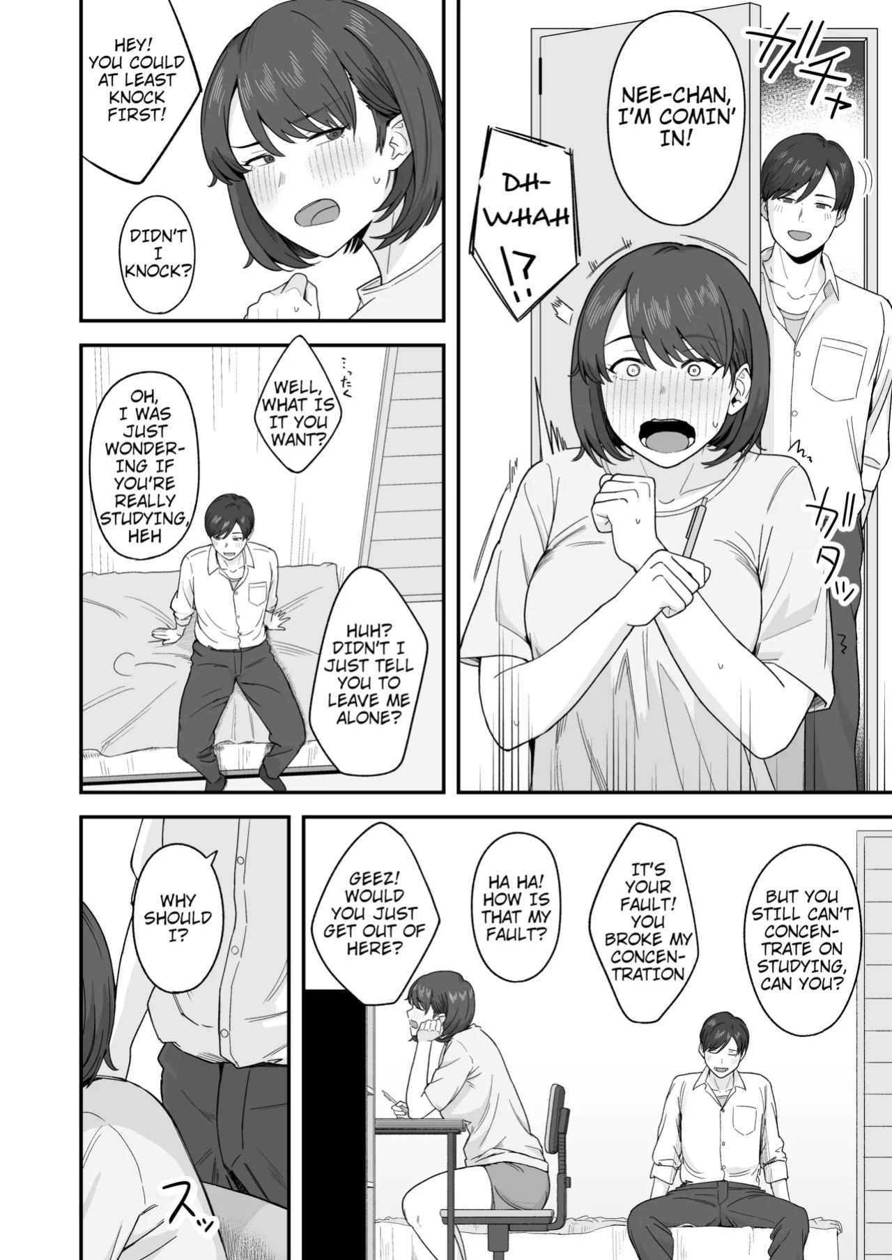 [Natsuzo] Benkyou ni Shuuchuu Shitai Muttsuri na Ane wa, Karada no Aishou Bacchiri na Otouto no Sasoi o Kotowarenai | The Reluctant Sister Who Wants to Focus On Study Can't Resist Temptation From the Brother She Shares Perfect Body Compatibility With [Eng