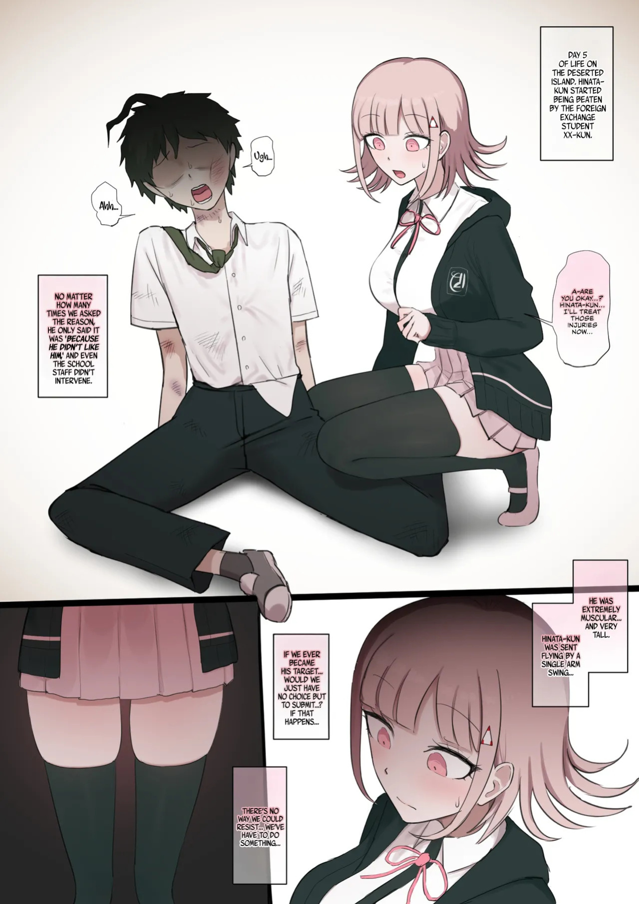 [Giga] Mahiru x Nanami BBC part 1 + Nanami x Mahiru BBC 2 + Nanami ×BBC 3 (Danganronpa 2)