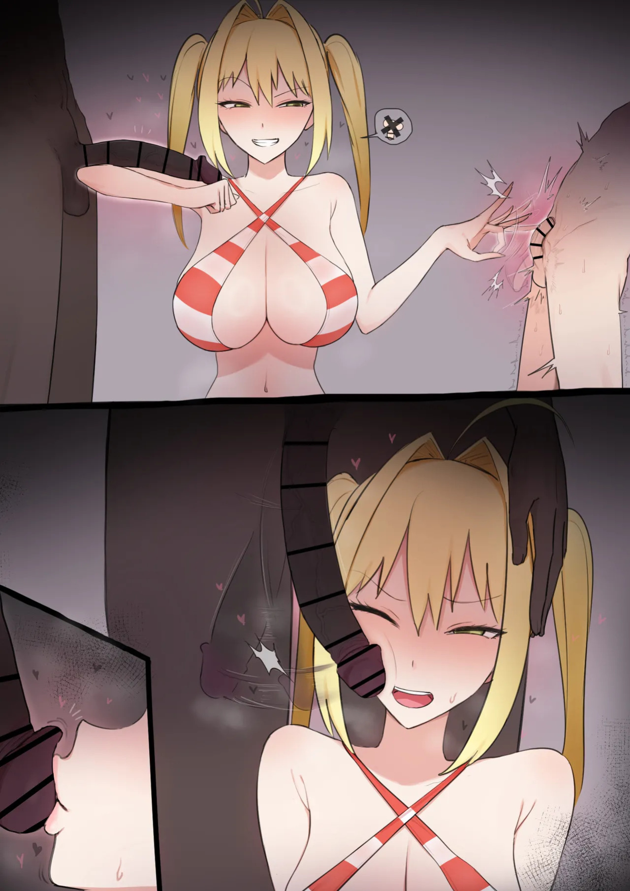 [Giga] Nero x BBC Uwaki H Misetsuke | Nero × BBC Cheating H Show-off (Fate/Grand Order)
