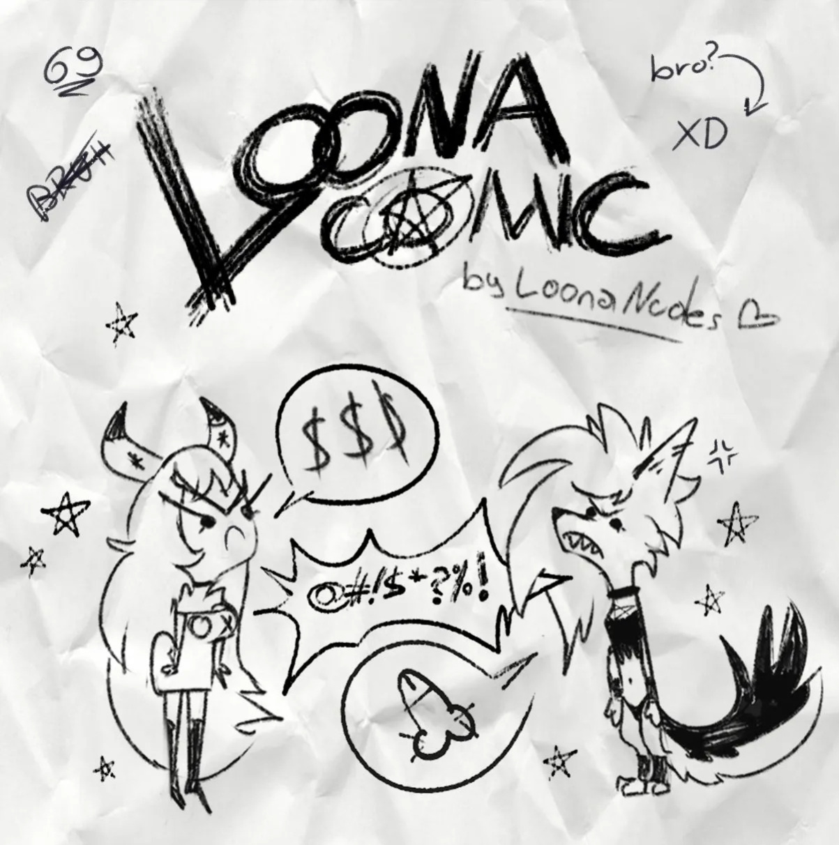 [LoonaNudes] Loona Comic (W/ Extras)