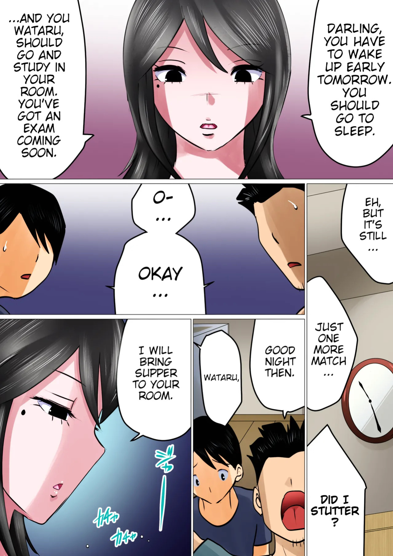 [Makoto Shiyaka] Bokushika Shiranai, Cool na Haha no Ura no Kao. | The Secret Face of My Cool Mother Only I Know. [English ] [Colorized] [Partially Uncensored] [Poranya]