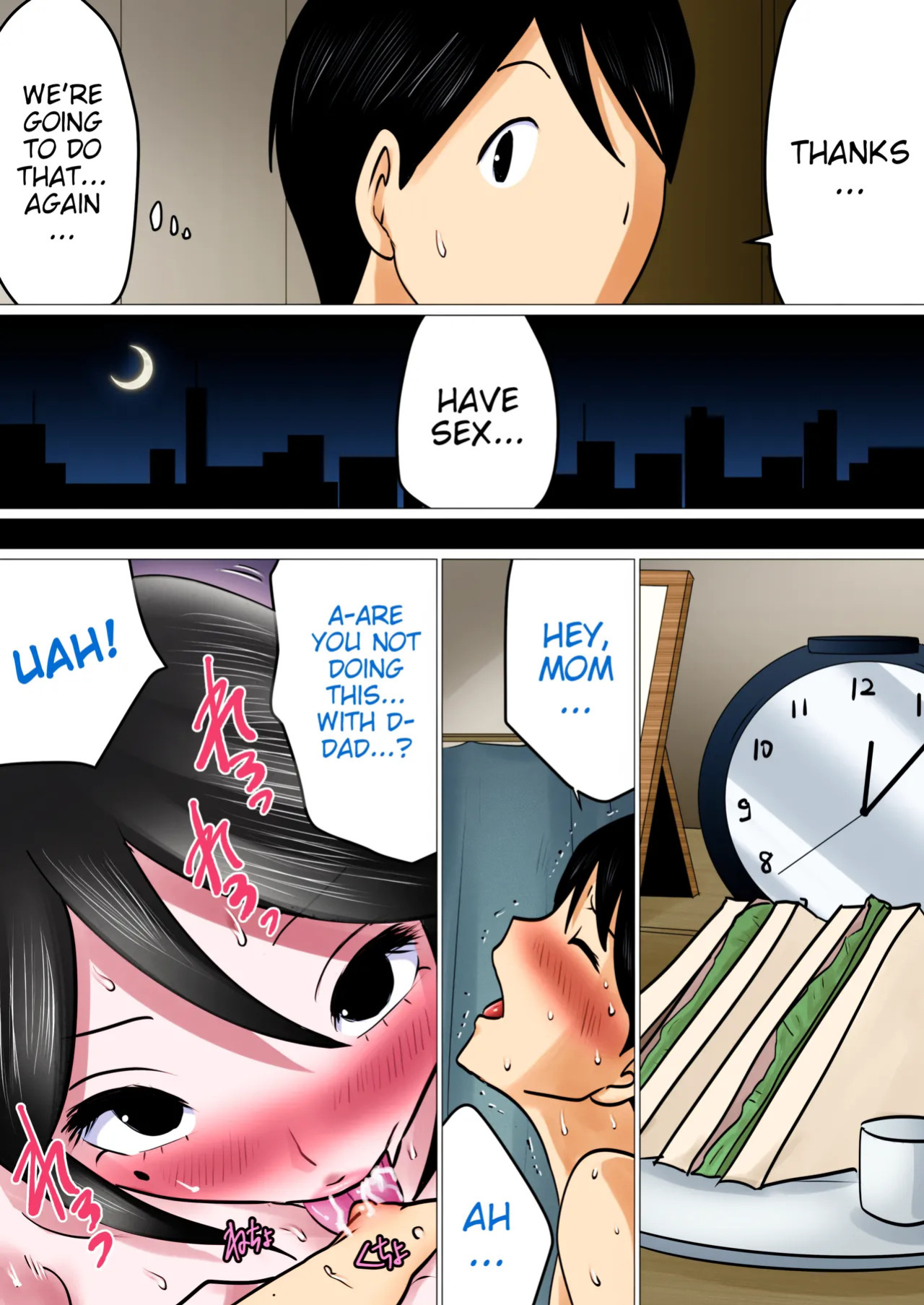 [Makoto Shiyaka] Bokushika Shiranai, Cool na Haha no Ura no Kao. | The Secret Face of My Cool Mother Only I Know. [English ] [Colorized] [Partially Uncensored] [Poranya]
