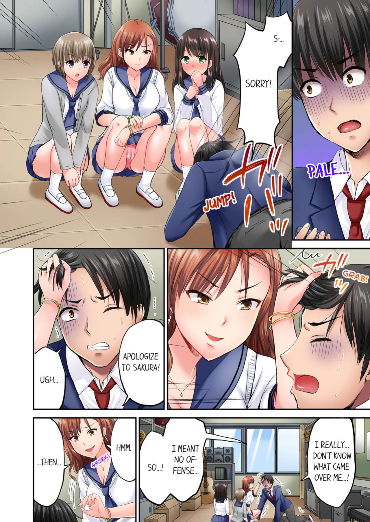 [Takayama Non] Pashiri no Shita Teku, Yabaitte... ~ Ebi Sori Iki Suru Namaiki Gyaru | Bullied Boy's Tongue Revenge Vol.1-13 [English] [Decensored] [Ongoing]