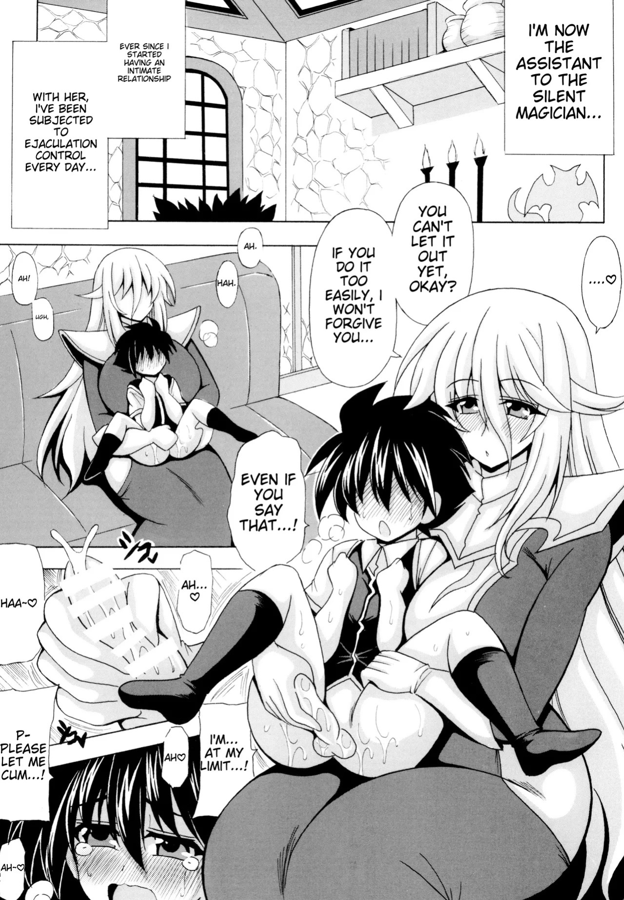 [Leaz Koubou (Oujano Kaze)] Bonyuu Majo to Chinmoku no Shaseikanri (Yu-Gi-Oh!) (English)
