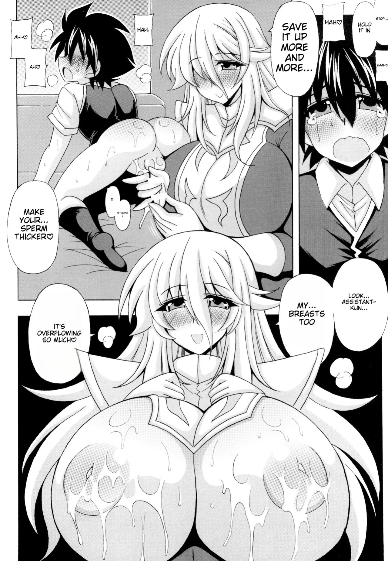 [Leaz Koubou (Oujano Kaze)] Bonyuu Majo to Chinmoku no Shaseikanri (Yu-Gi-Oh!) (English)